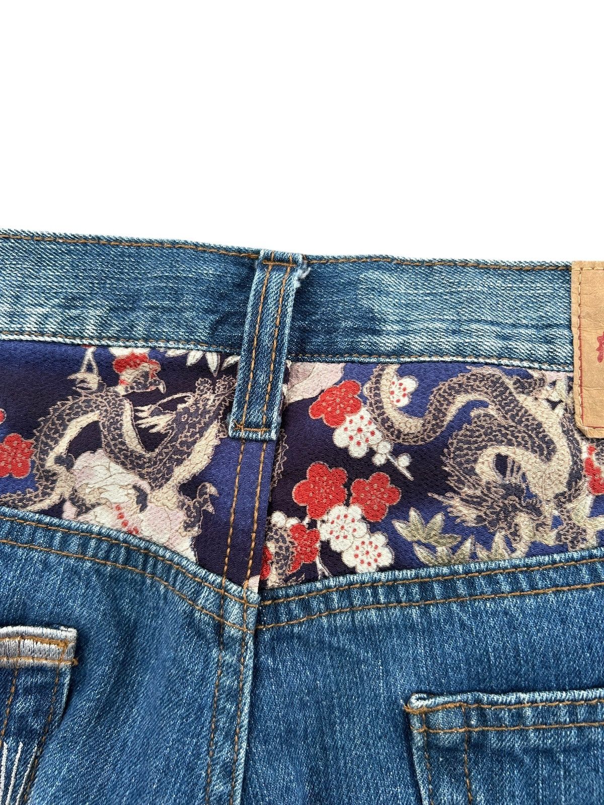 Kapital Karakuri Tamashii Inspired Japanese Brand Vintage Denim Jean Size US 34 / EU 50 - 13 Thumbnail