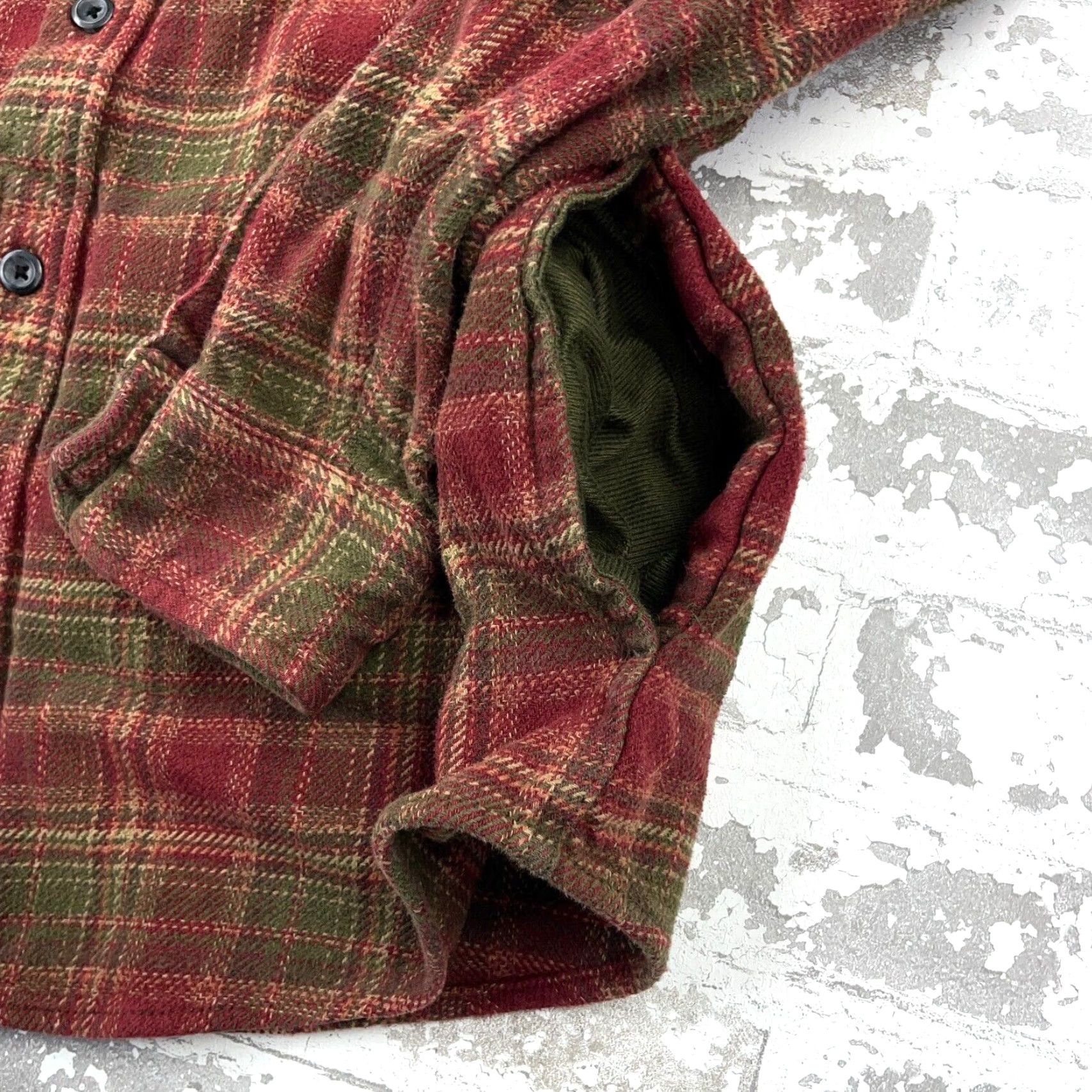 Orvis Orvis Button-Up Shacket Men Medium Red Plaid Flannel Shirt Jacket Up Button Pocket Unlined Size US M / EU 48-50 / 2 - 4 Thumbnail