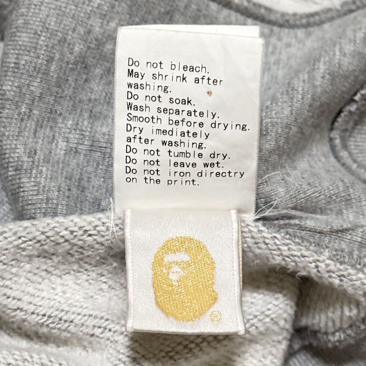 Vintage 2000 Baby Milo By Bathing Ape Sweat Hoodie Fully Zip