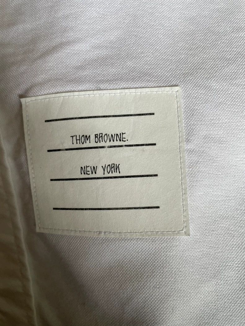 Thom Browne Thom Browne A long sleeve four-barrel shirt Size US M / EU 48-50 / 2 - 4 Thumbnail