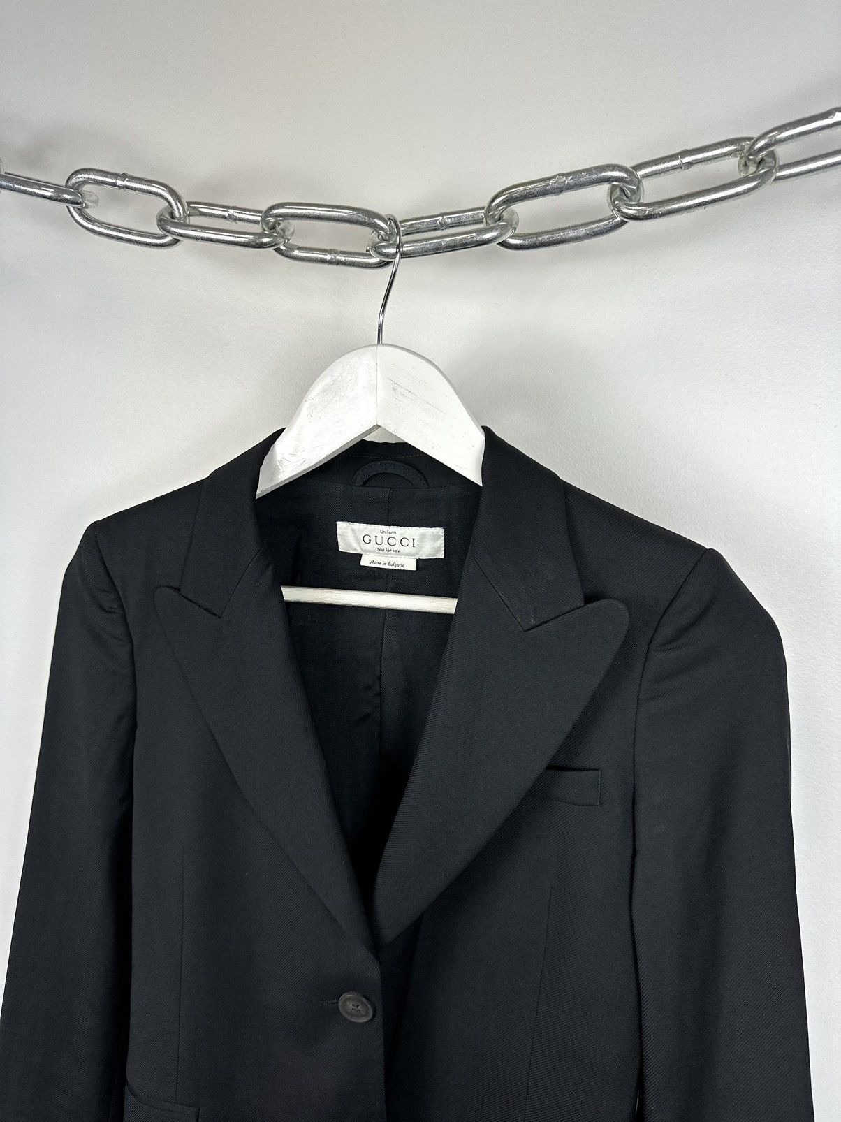 Gucci Vintage Gucci Luxury Designer Formal Wool Blazer Jacket Size S / US 4 / IT 40 - 3 Thumbnail