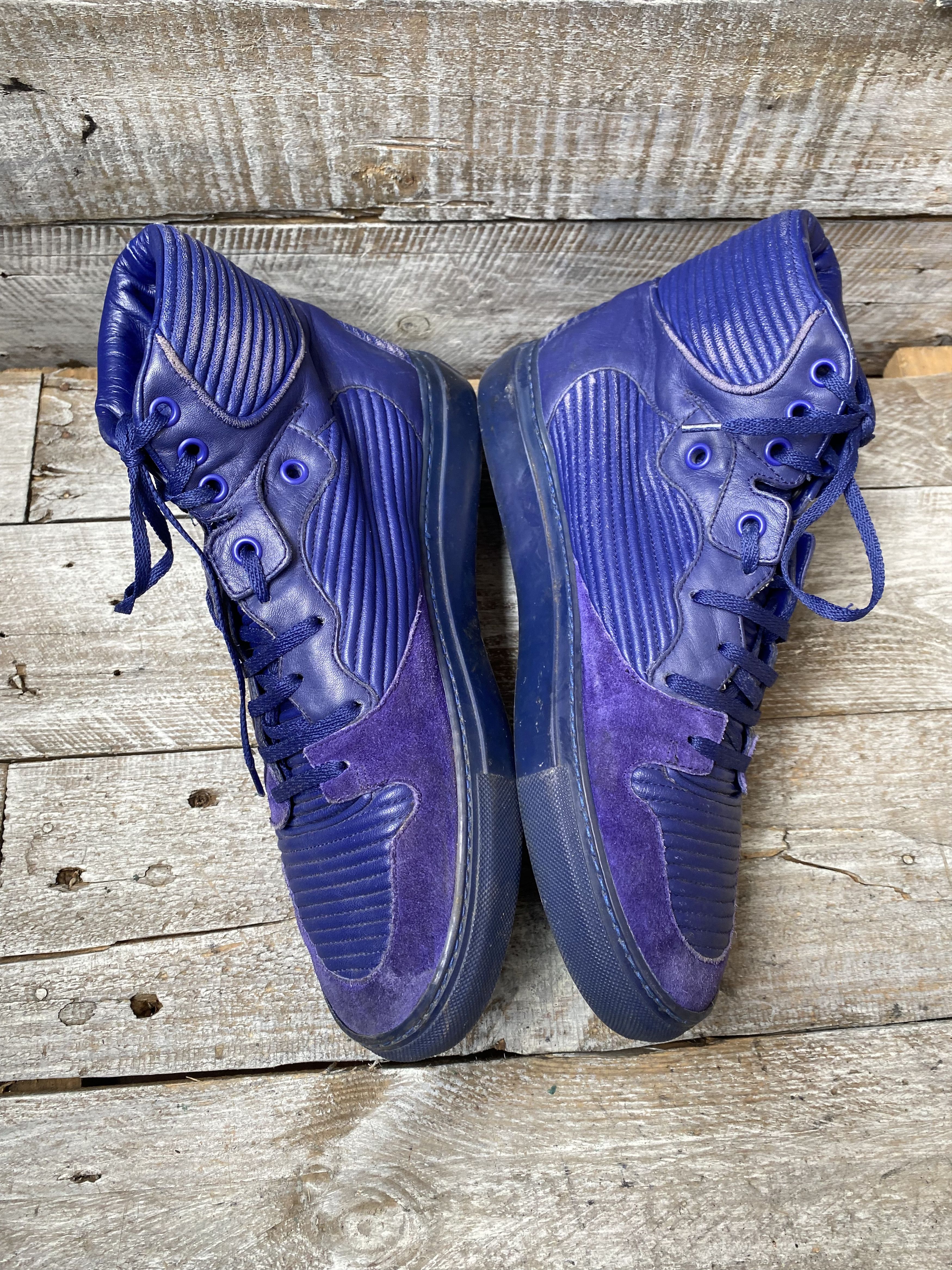 Balenciaga Balenciaga arena high-top blue suede sneakers sz 39 Size US 6 / EU 39 - 9 Thumbnail