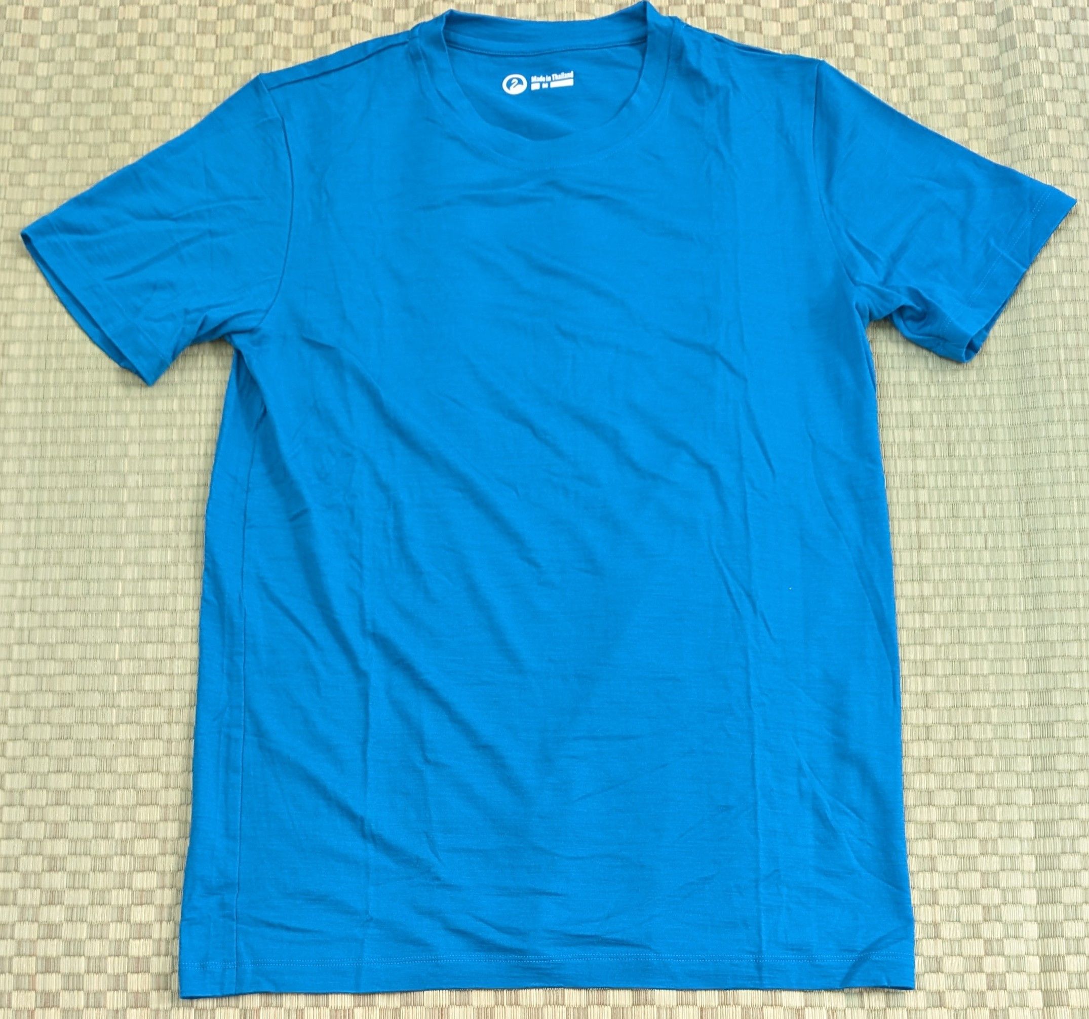 Outlier LNWOT Outlier Ultrafine Tee UFT Shirt 100% Merino Wool Blue Size US M / EU 48-50 / 2 - 1 Thumbnail