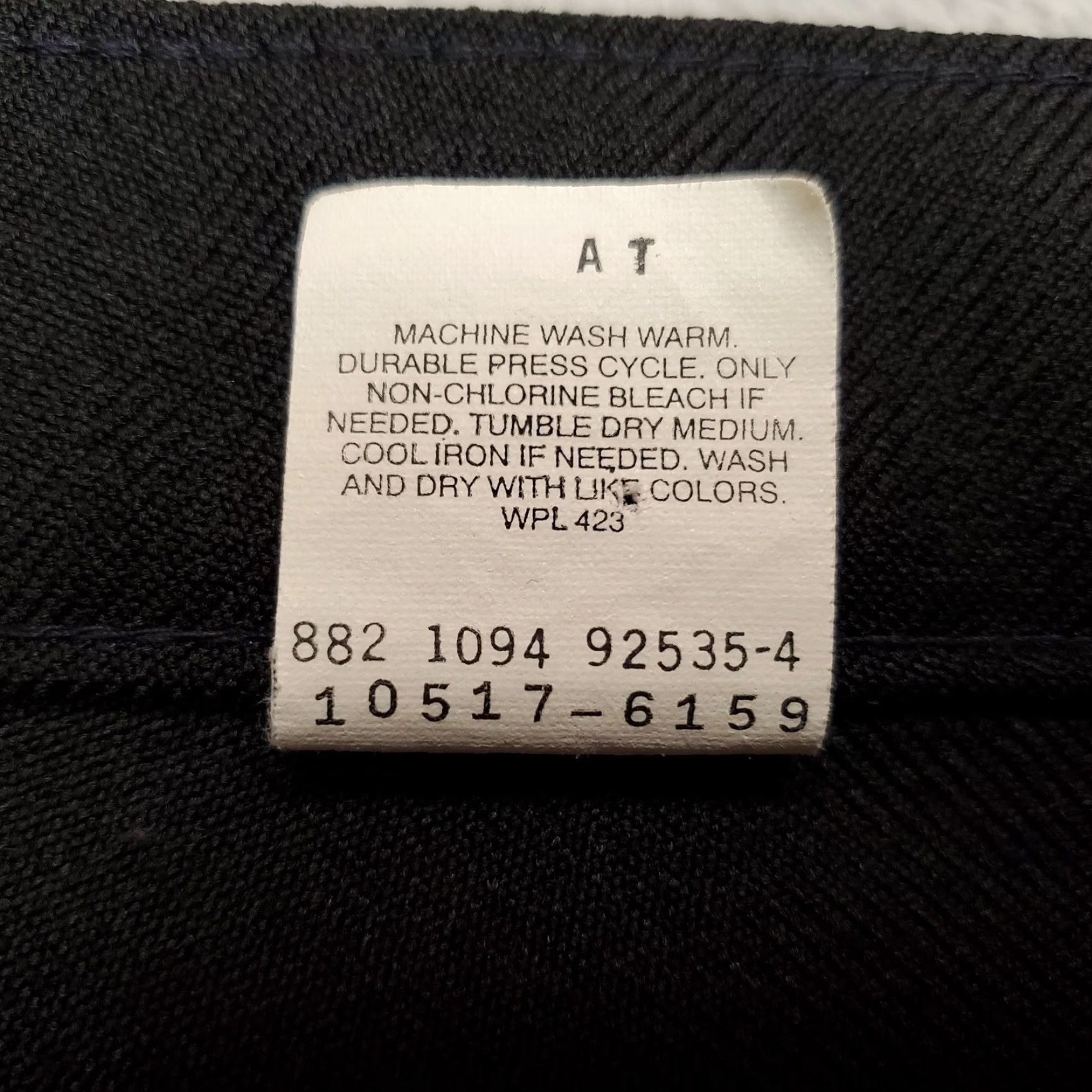 Levi's VINTAGE Levi's Pants Mens 42x32 Black 100% Dacron Polyester Western Made In USA Dress Pants Regular Twill Bootcut Flat Front Casual Pockets 90s Mens Size US 42 / EU 58 - 7 Thumbnail