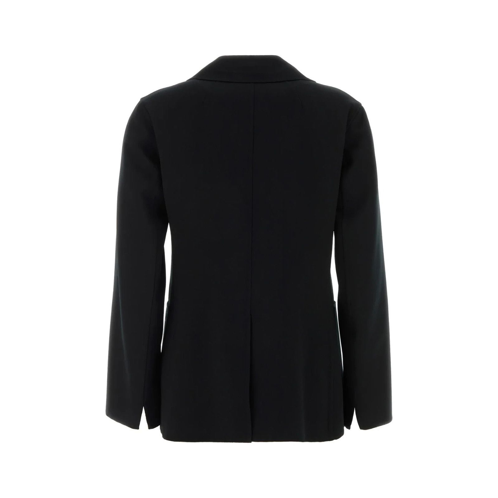 Max Mara MAX MARA Fiore Black Stretch Wool Blazer New & Authentic (Wo Size M / US 6-8 / IT 42-44 - 2 Thumbnail