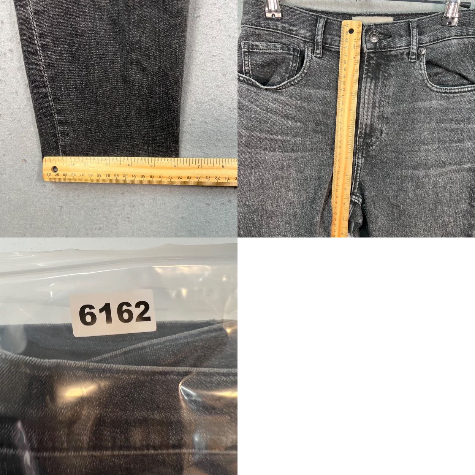 Everlane Everlane Womens 27 Crop The Cheeky Jean High-Rise Tapered Black Denim Jeans Size 27" / US 4 / IT 40 - 8 Thumbnail