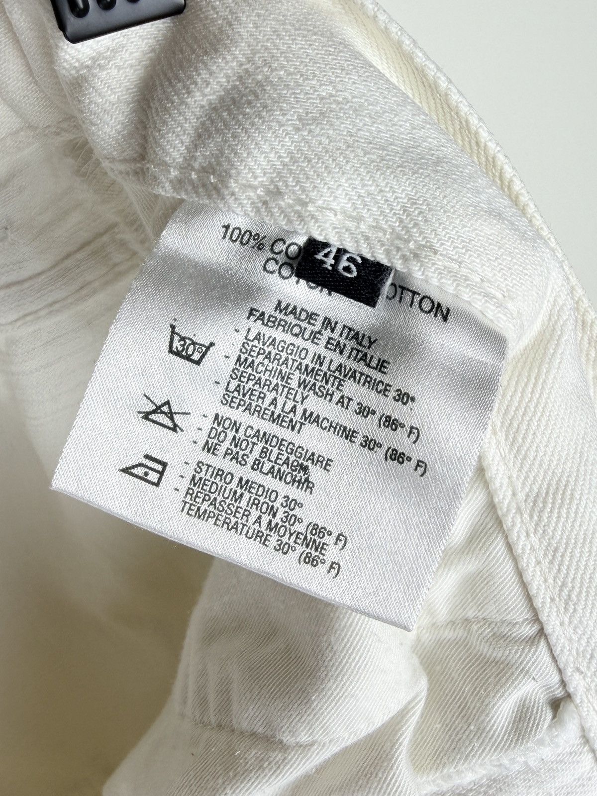 Gucci Gucci Tom Ford Vintage Straight Leg Denim Jeans White Size US 30 / EU 46 - 11 Thumbnail