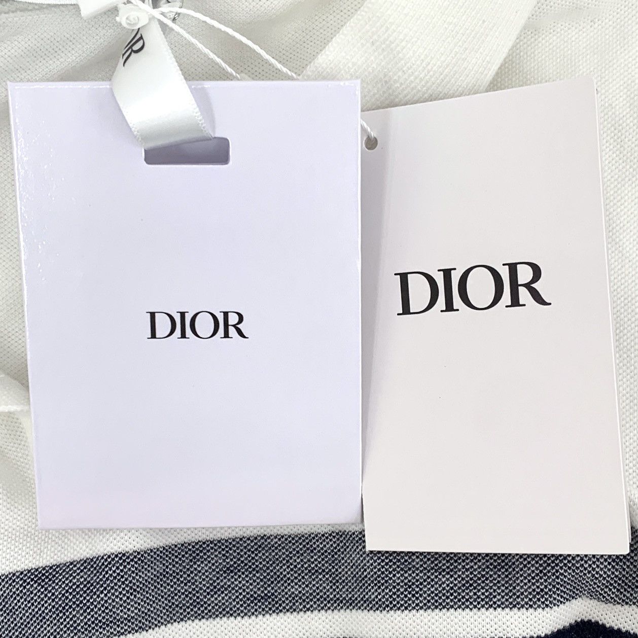 Dior Dior Striped Logo Letter Print Short Sleeve Polo Shirt K26WX Size XS / US 0-2 / IT 36-38 - 5 Thumbnail