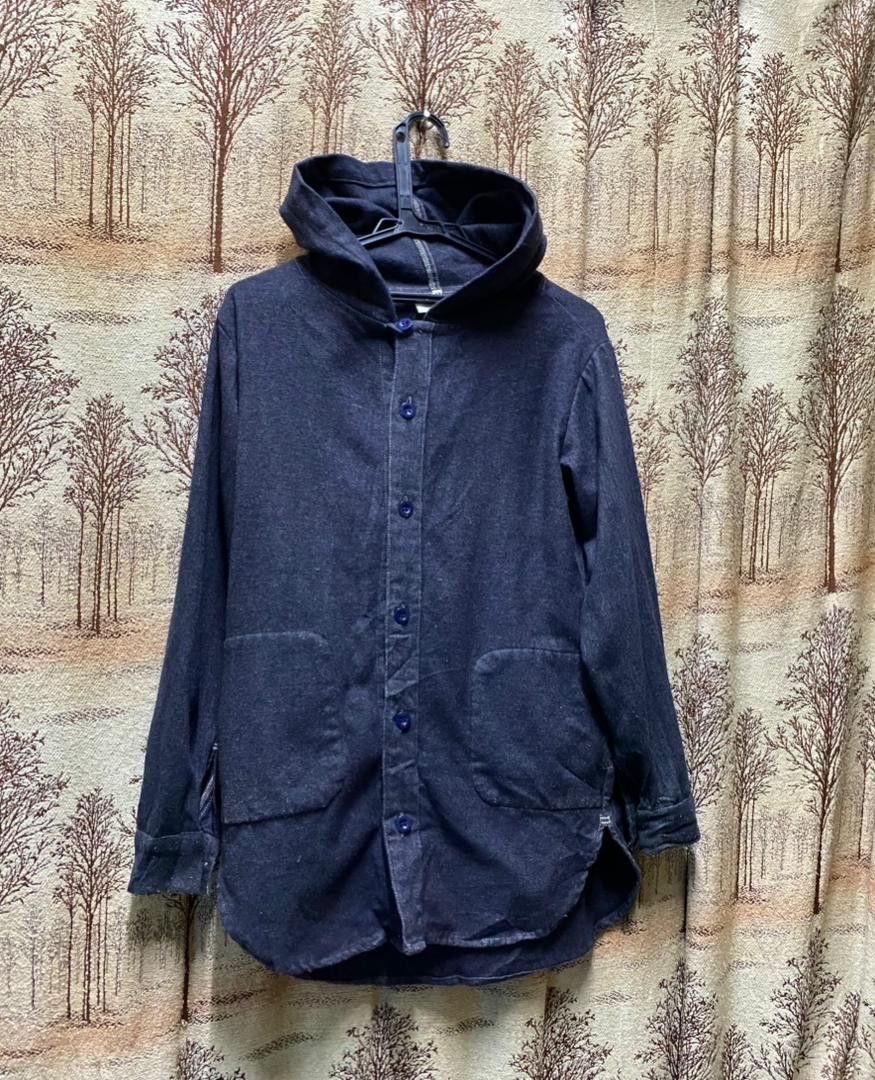Vintage Vintage Harron Town Store Mix wool Hoodie button Jacket Size US M / EU 48-50 / 2 - 1 Thumbnail