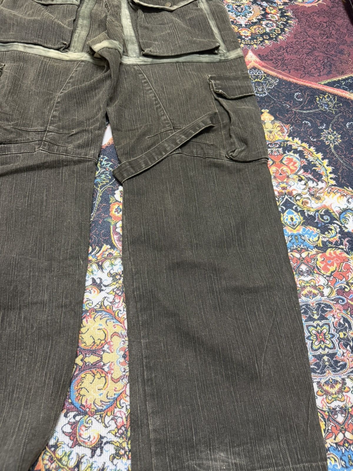 If Six Was Nine Planet Five Seditionaries Punk Cargo Pants Size US 34 / EU 50 - 11 Thumbnail