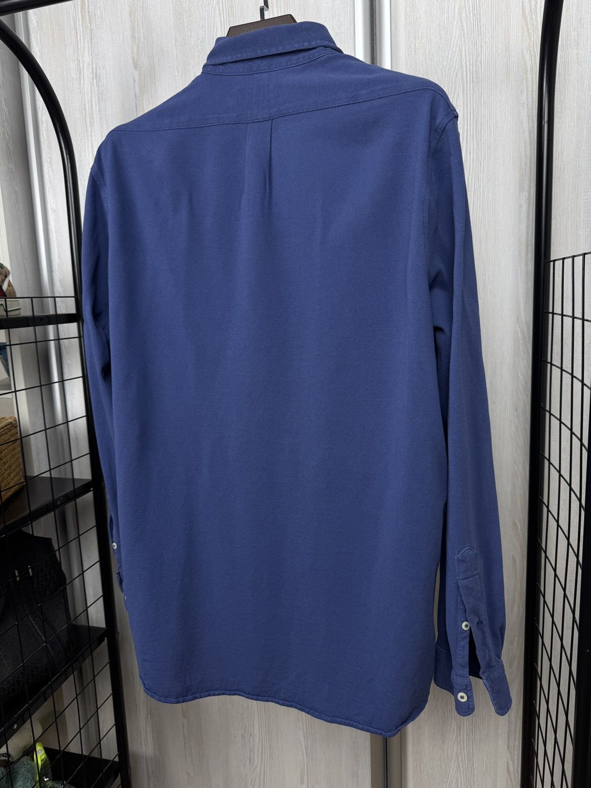 Polo Ralph Lauren Polo Ralph Lauren featherweight mesh blue long sleeve shirt Size US XL / EU 56 / 4 - 5 Thumbnail