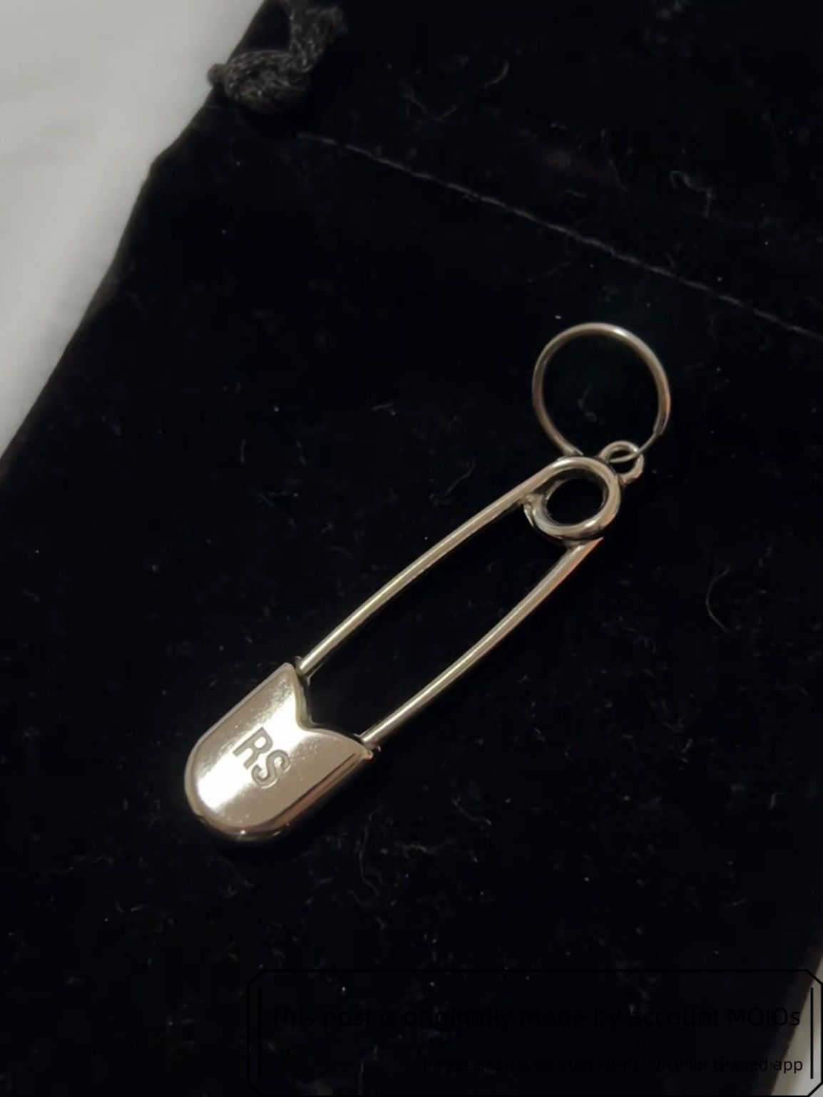 Raf Simons Raf Simons Silver Pin Ear Ring mojos2114 Size ONE SIZE - 1 Thumbnail