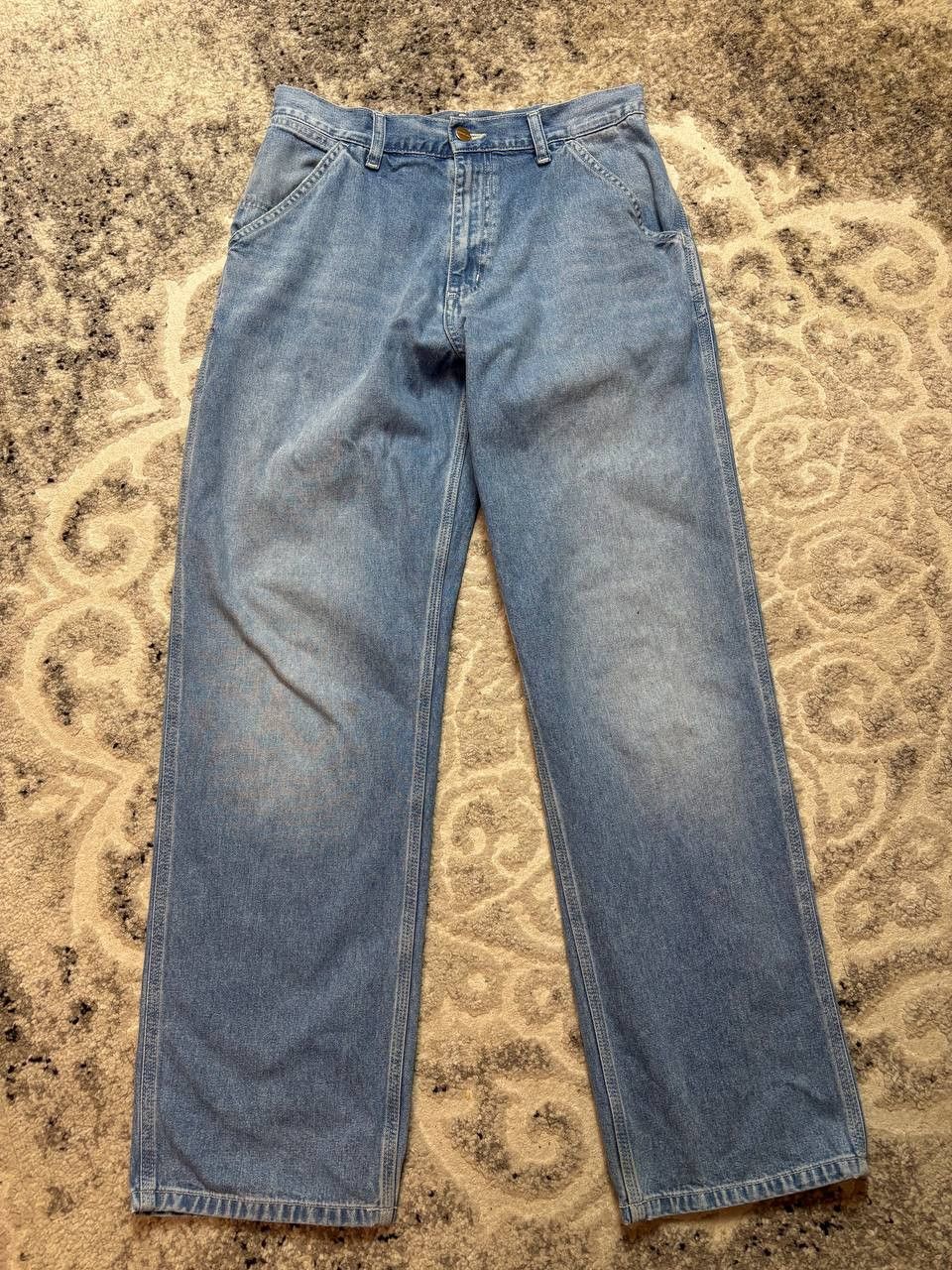 Carhartt Wip Carhartt WIP Simple Pant - Light Wash Denim Size US 29 - 13 Thumbnail