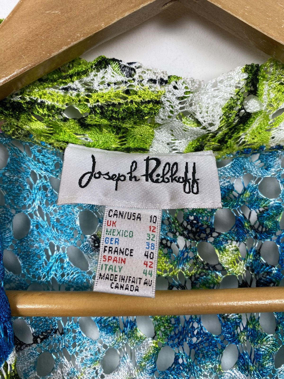 Joseph Ribkoff Vintage Joseph Ribkoff Women’s Cardigan Jacket Size UK12 Size M / US 6-8 / IT 42-44 - 3 Thumbnail