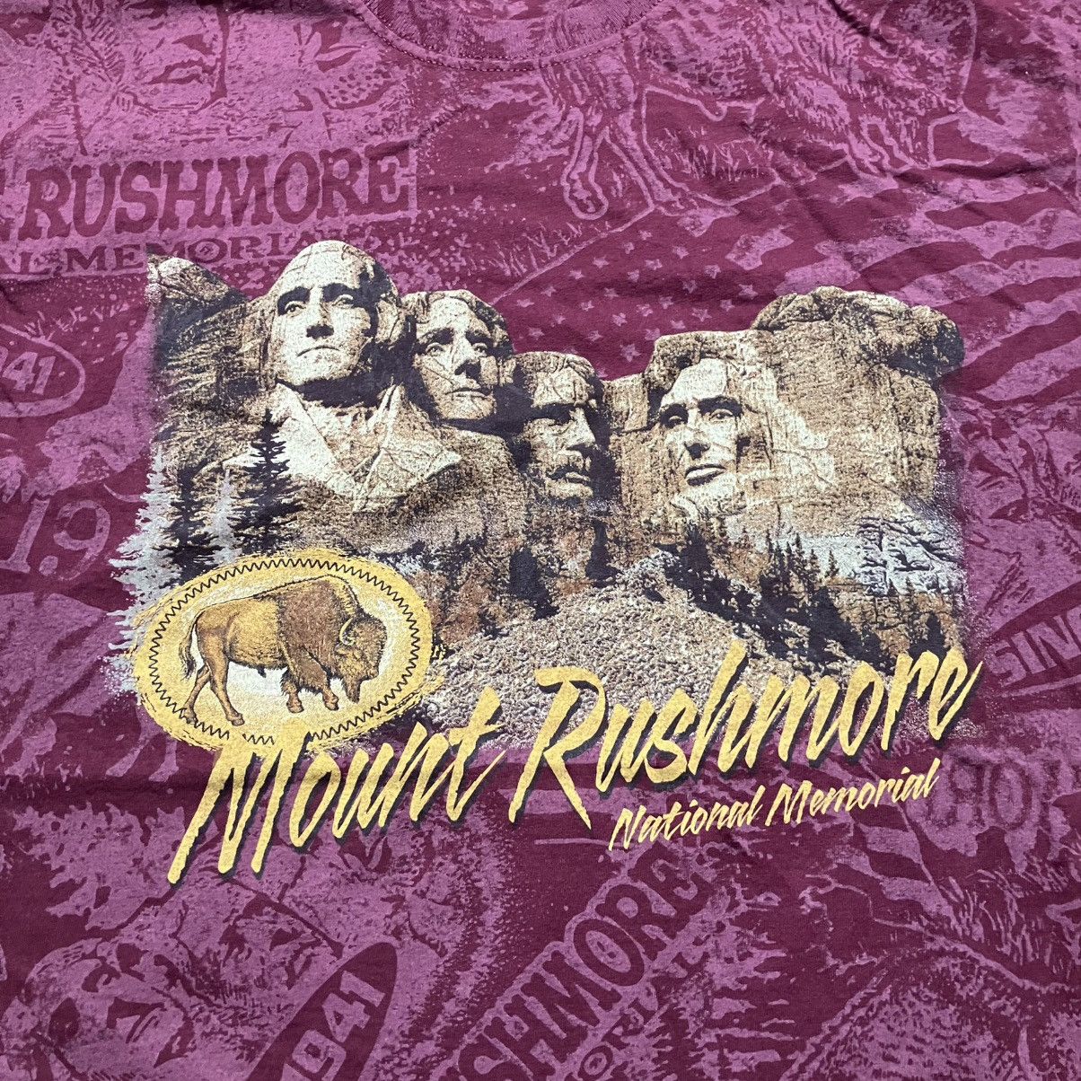 Fruit Of The Loom Mount Rushmore All Over Print Graphic T Shirt Mens Size M Size US M / EU 48-50 / 2 - 3 Thumbnail