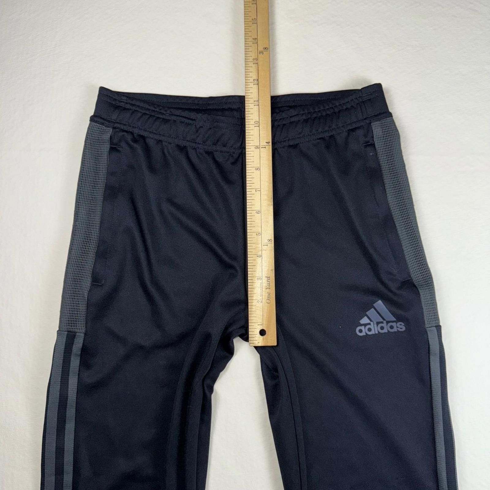 Adidas Adidas Kids Aeroready Track Pants Black Athletic Joggers Size ONE SIZE - 6 Thumbnail