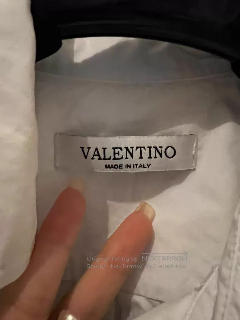 Valentino Valentino Heavy work embroidered flower shirt Size L / US 10 / IT 46 - 4 Thumbnail