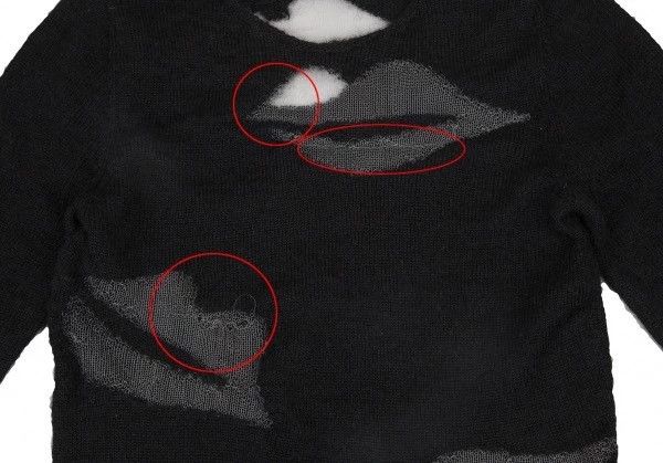 Comme des Garcons Comme Des Garcons Black Retro Lip Knit Top Size S / US 4 / IT 40 - 5 Thumbnail