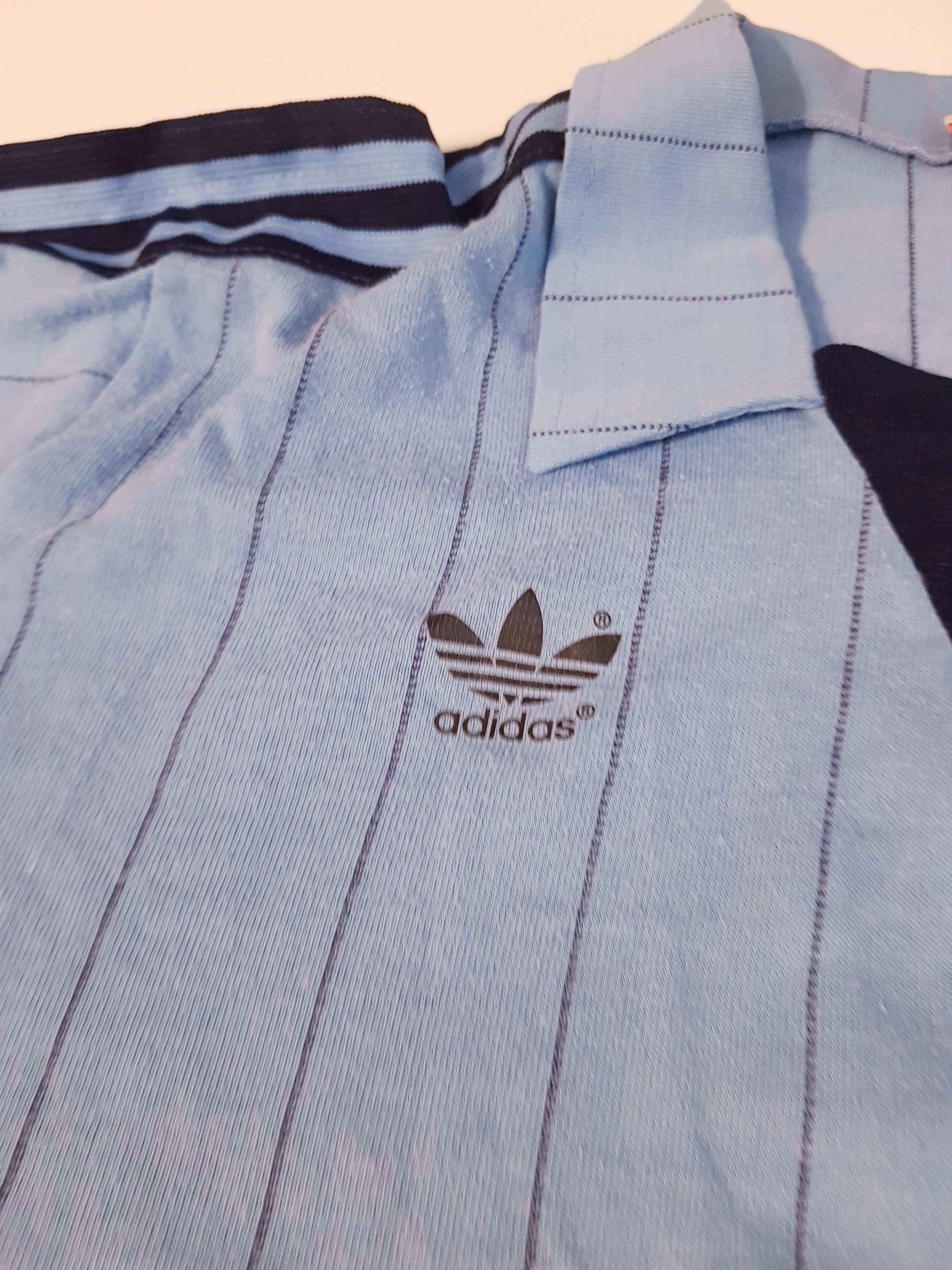 Adidas Adidas Trefoil 80s Match Worn West Germany Football Shirt #1 Size US L / EU 52-54 / 3 - 6 Thumbnail