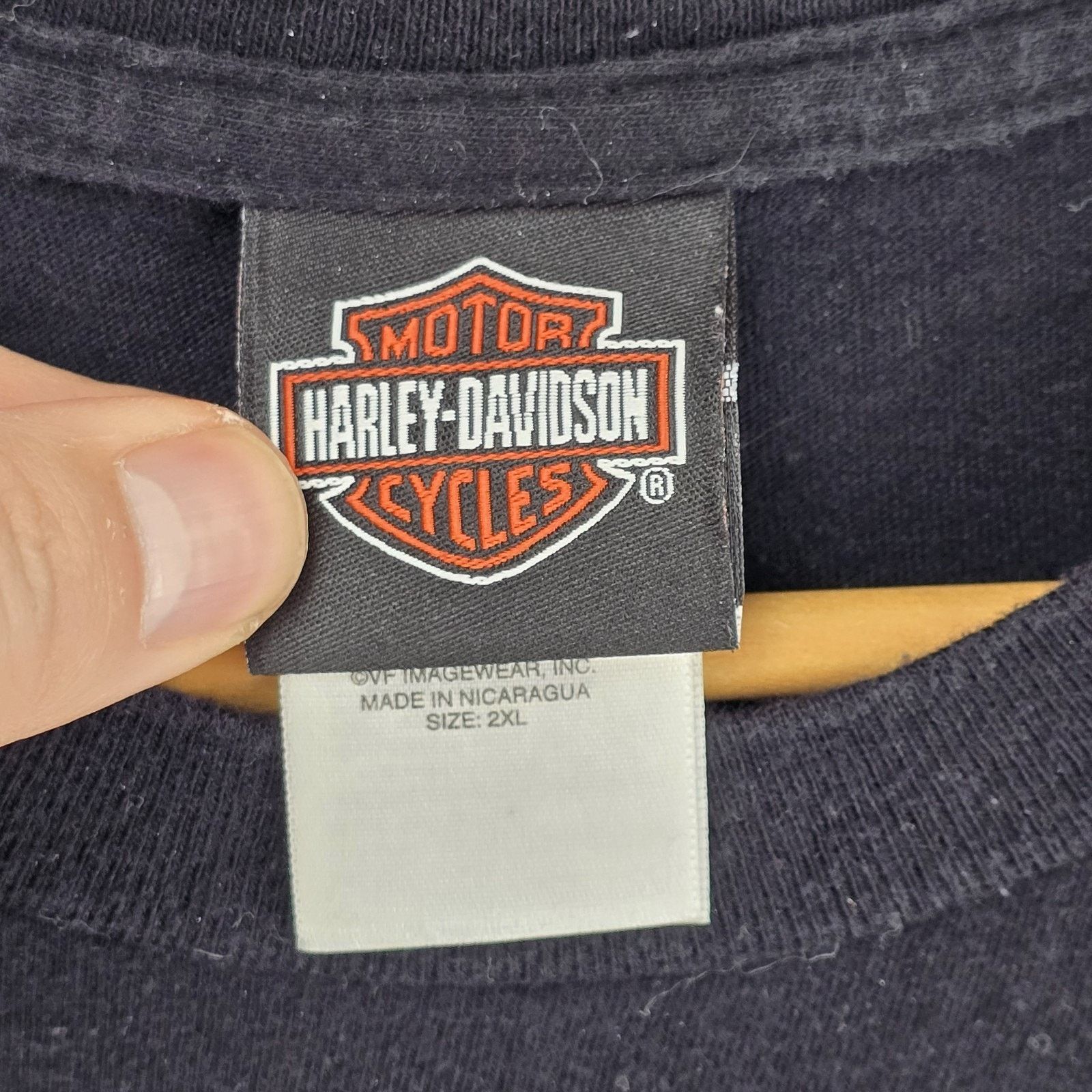 Harley Davidson Harley Davidson Shirt Mens XXL Eagle Lancaster Ca Biker Y2K Size US XXL / EU 58 / 5 - 7 Thumbnail