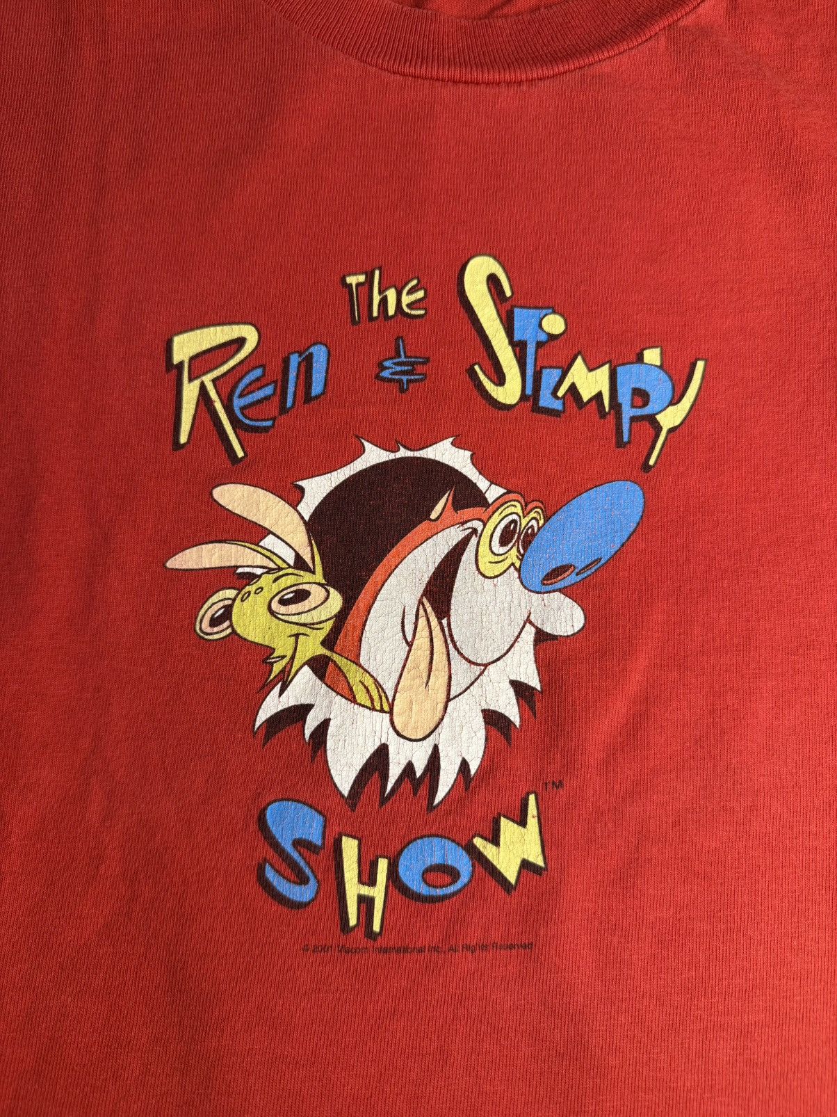 Vintage 2001 vintage Ren & Stimpy T-shirt Size US L / EU 52-54 / 3 - 3 Thumbnail