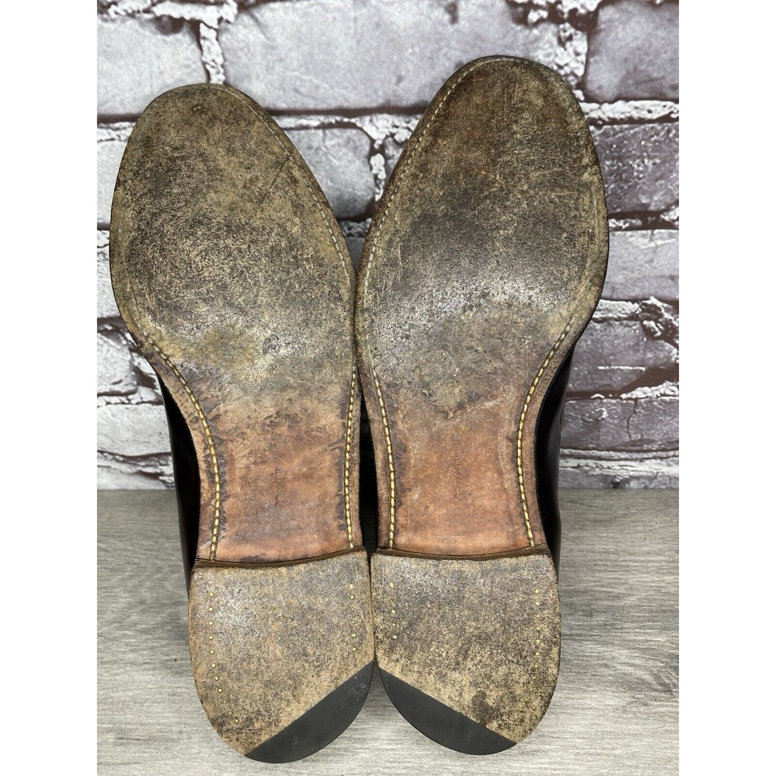 Other Vtg Royal Tweed Burgundy Leather Tassel Loafers Dress Shoes Size US 10 / EU 43 - 22 Thumbnail