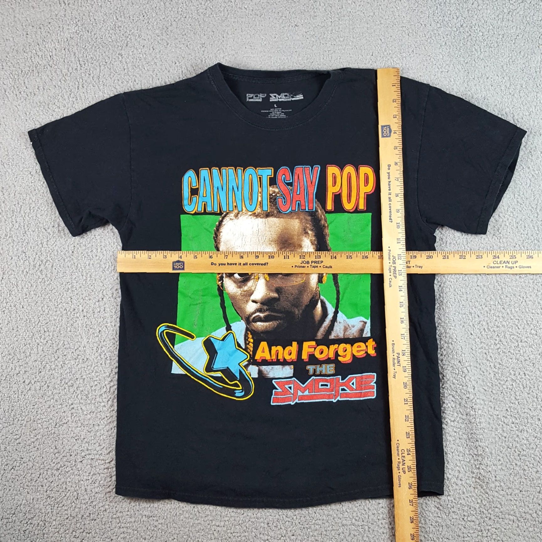 Etro VINTAGE Pop Smoke Retro Rap Tee Men's M Black T-Shirt Hip Hop RIP Rapper 90s 00s Vintage Gallery Size US M / EU 48-50 / 2 - 6 Thumbnail