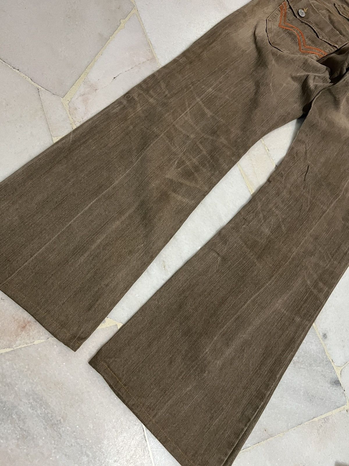 Edwin FLARE 90s EDWIN EXCLUSIVE VINTAGE XV CLAW JEAN Size US 33 - 10 Thumbnail