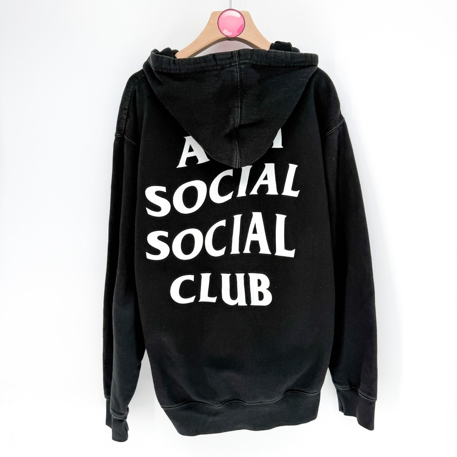 Anti Social Social Club Anti Social Social Club ASSC Weathered Hoodie Black Mens Med Size US M / EU 48-50 / 2 - 5 Thumbnail