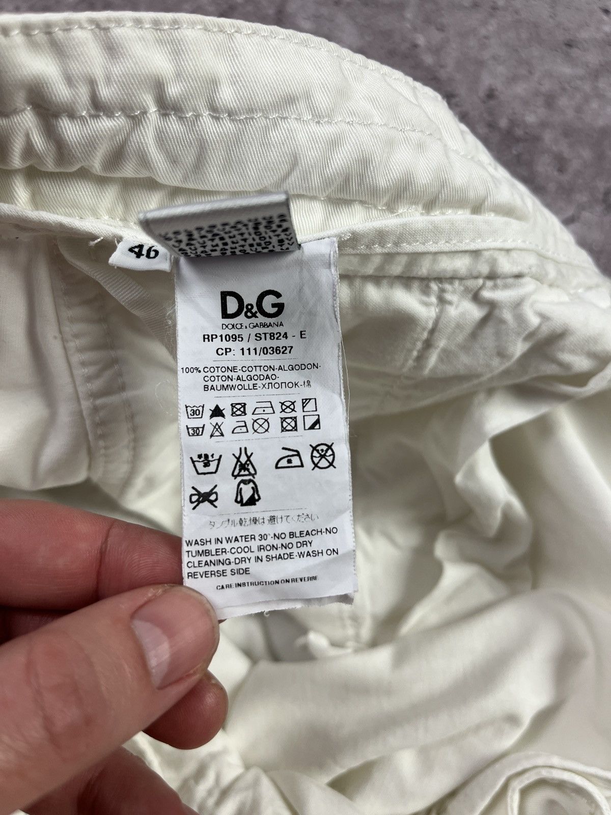 Dolce & Gabbana D&G White Bermuda Shorts Made in Italy 🇮🇹 Size 46 Cotton Size US 30 / EU 46 - 11 Thumbnail
