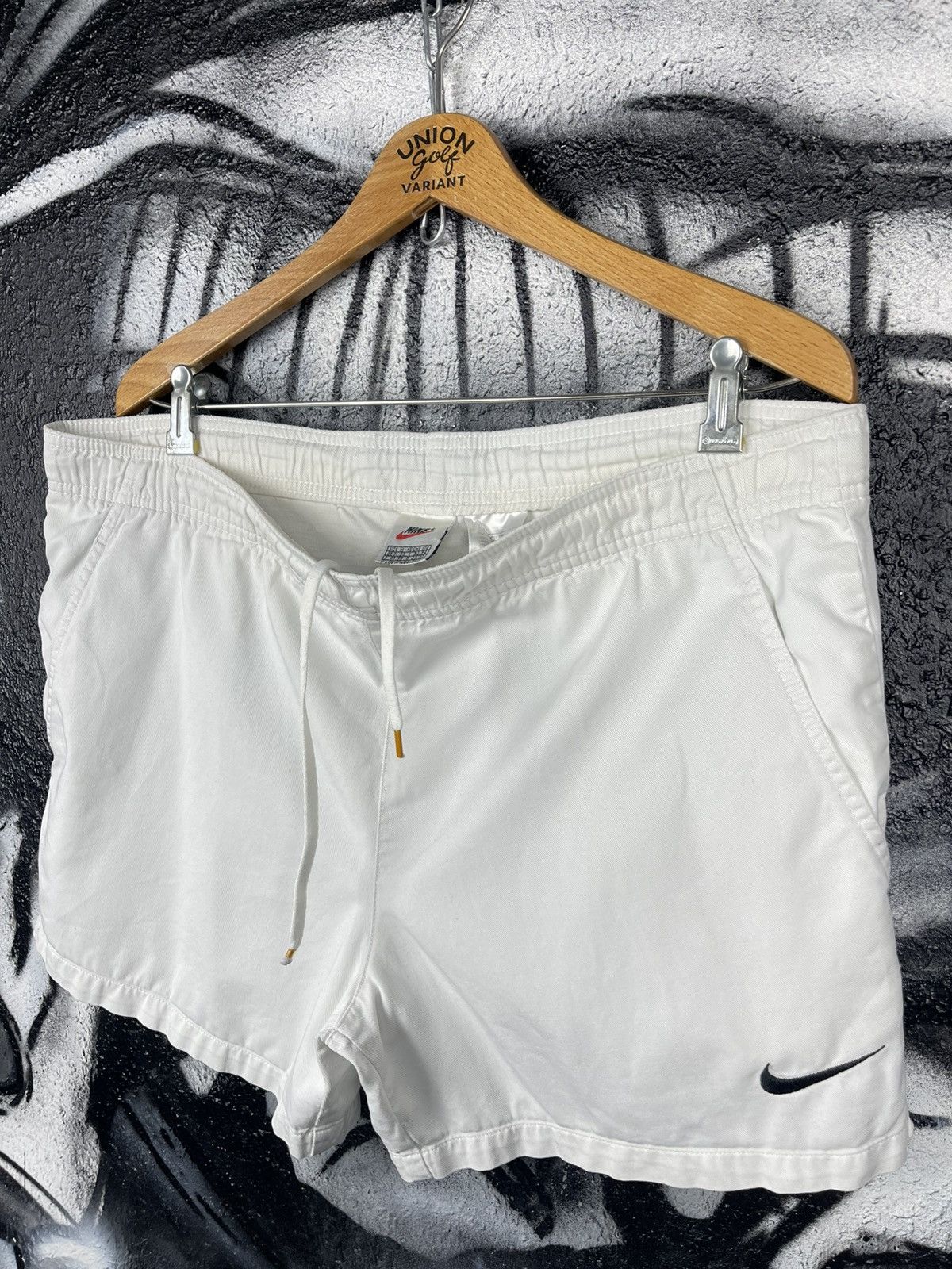Nike Nike Vintage Cotton White Shorts Men’s Size M Size US 32 / EU 48 - 5 Thumbnail