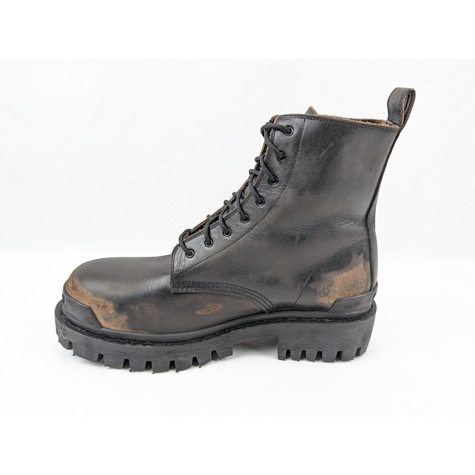 Balenciaga o1rshd1 Strike Booties L20 in Black/Brown Size US 10 / EU 43 - 7 Thumbnail