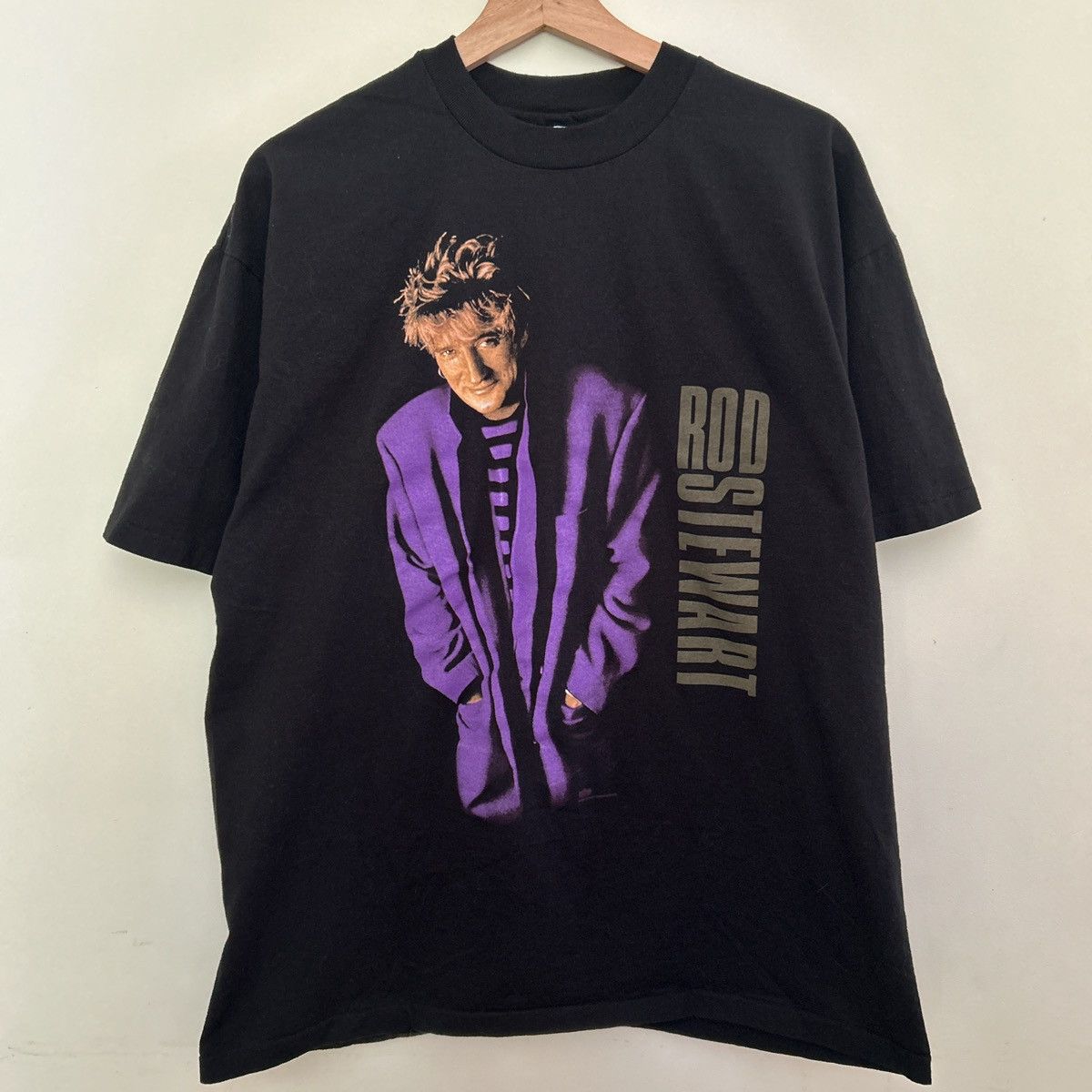 Other Vintage 90s Rod Stewart Live Concert Tee Size US XL / EU 56 / 4 - 1 Thumbnail