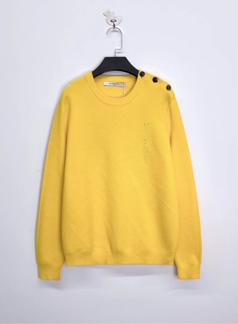 Givenchy Givenchy Lemon yellow embroidered letter 4G logo button-up Size US M / EU 48-50 / 2 - 1 Thumbnail