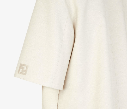 Fendi o1s1wg110825 Jacket in Beige Size M / US 6-8 / IT 42-44 - 3 Thumbnail