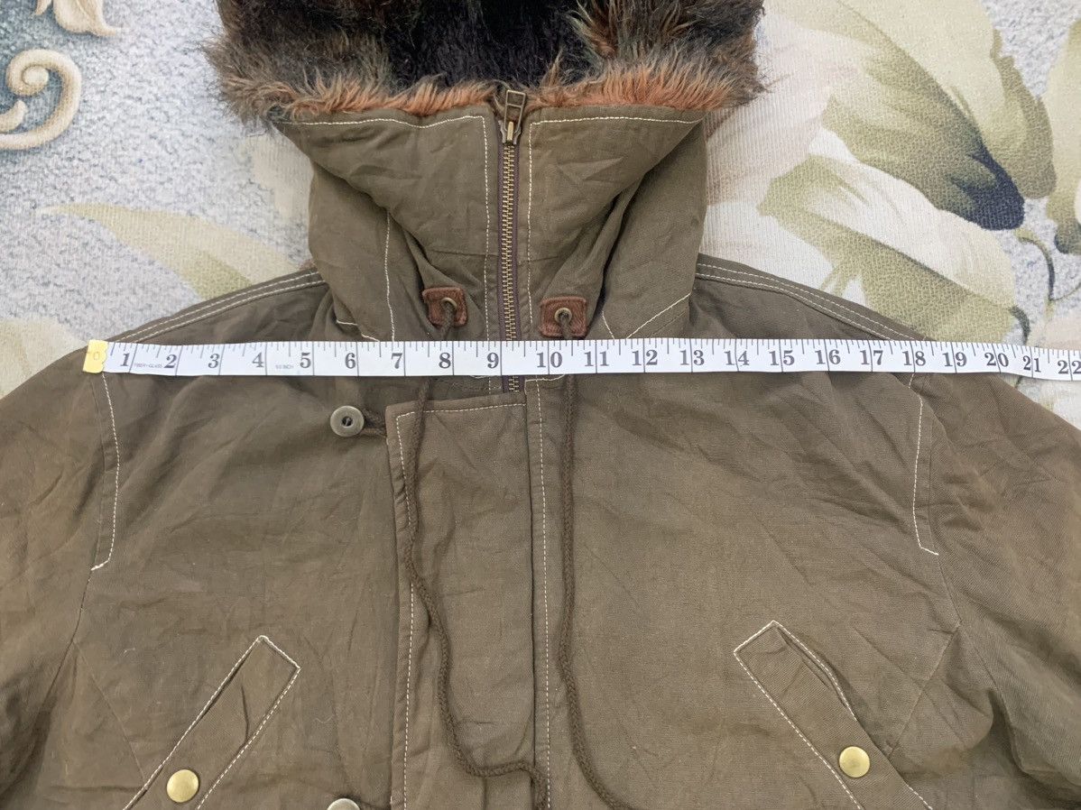 Tornado Mart Tornado Mart Parka Style Cargo Pocket Jacket Hairy Hoodie Size US M / EU 48-50 / 2 - 15 Thumbnail