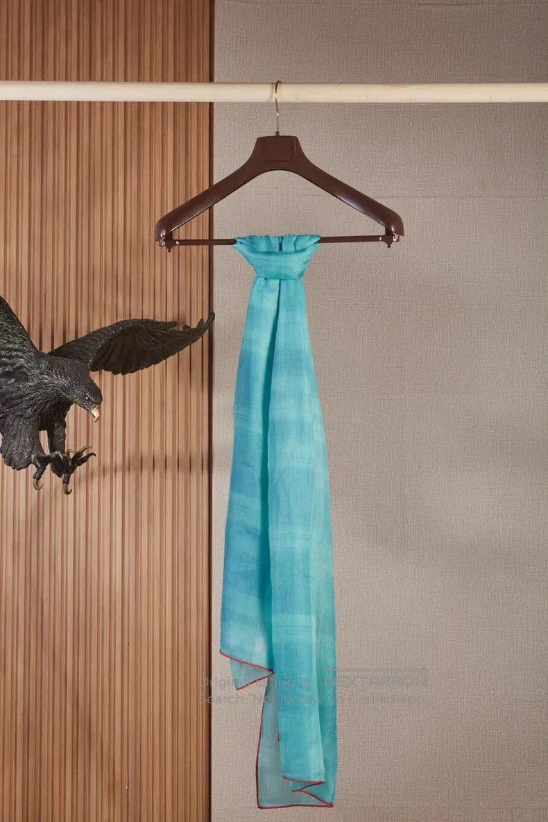 Loro Piana W43 Cashmere Silk Scarf.