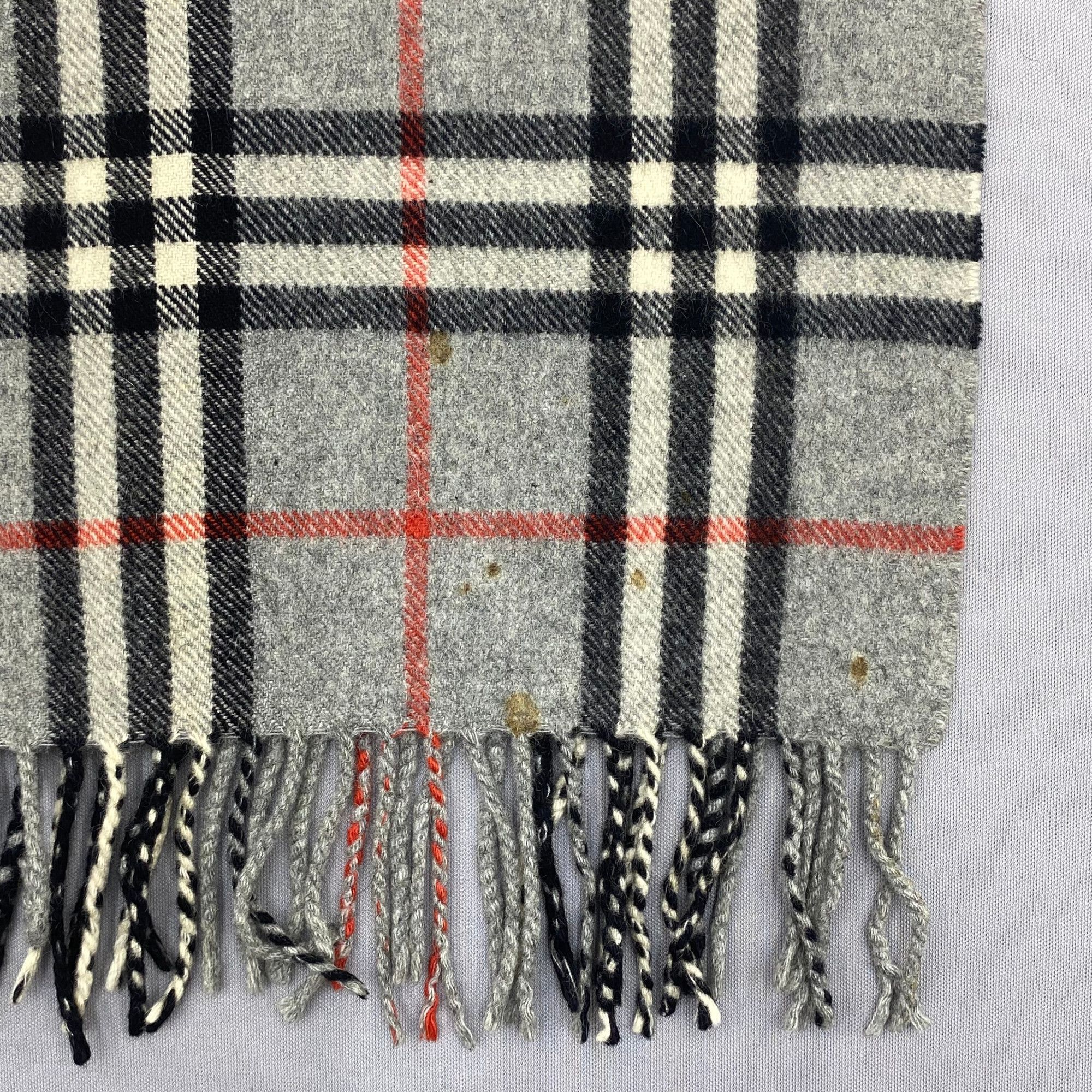 Burberry Vintage Burberry Scarf Muffler Check Winter Scarves Size ONE SIZE - 6 Thumbnail