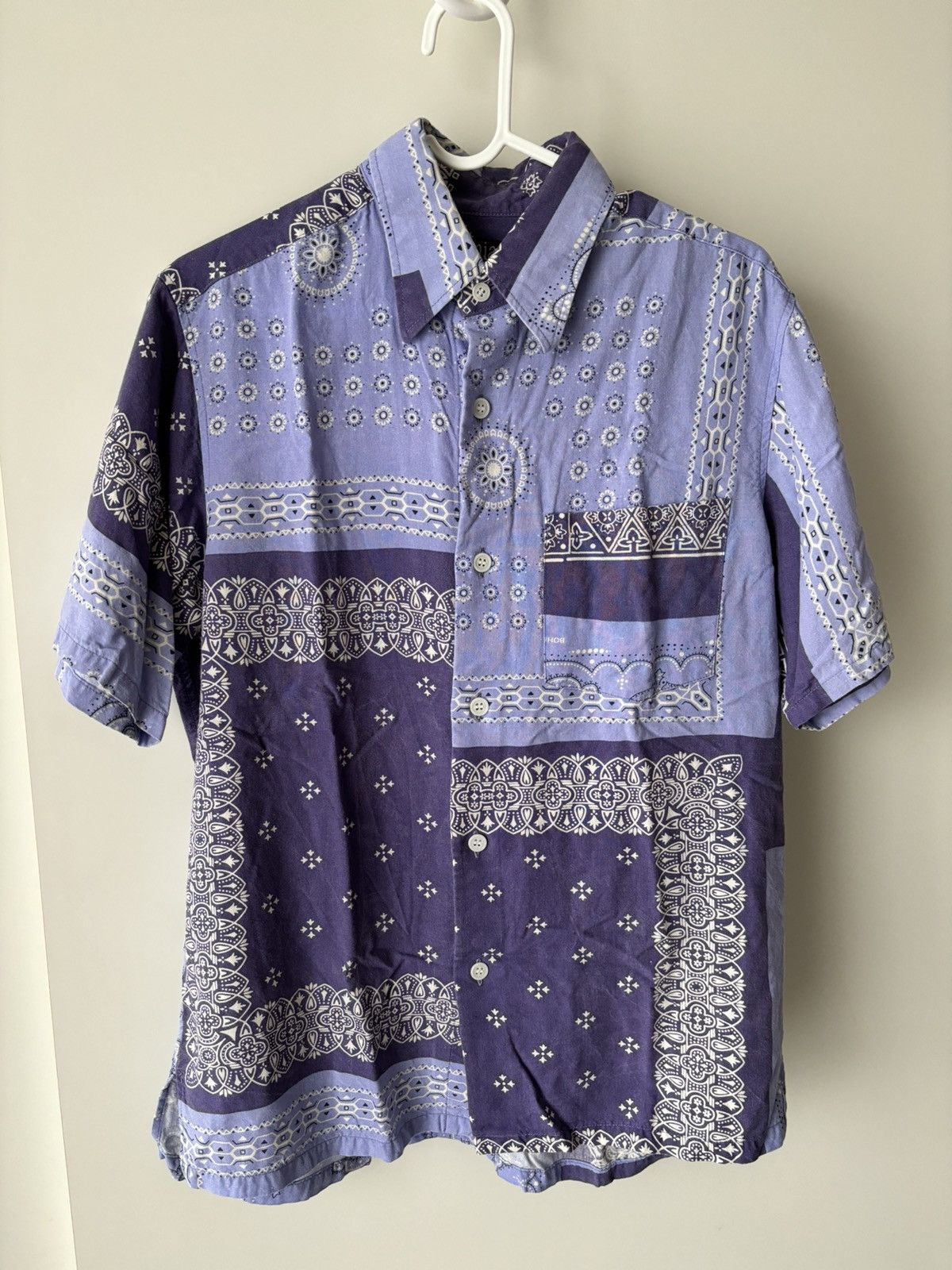 Poeme Bohemian Bohemians Multi Paisley Button Up Shirt Size US S / EU 44-46 / 1 - 1 Thumbnail