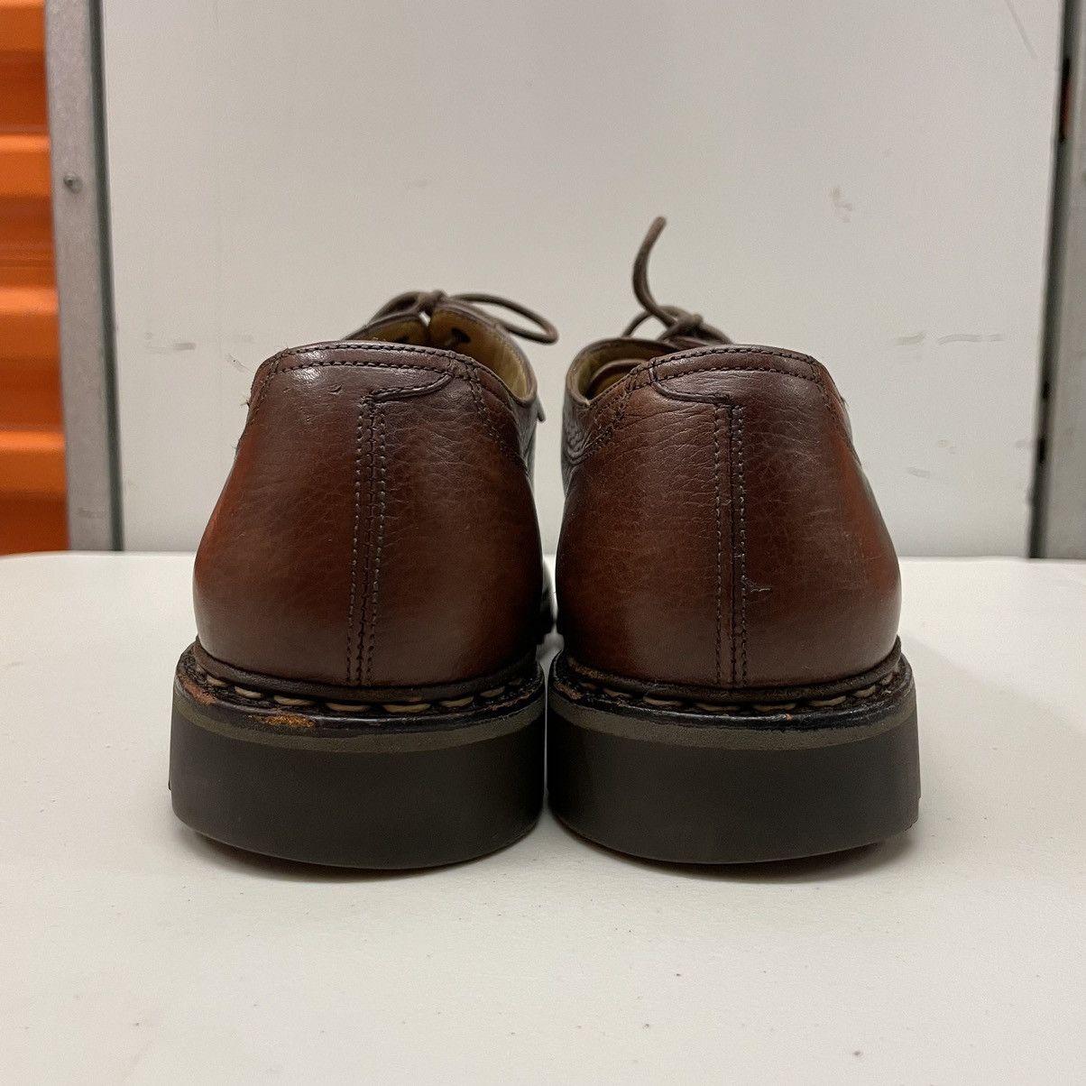 John Lobb Uzes Blucher Walking Shoes Moc Toe Lug Sole Leather Size US 11 / EU 44 - 10 Thumbnail