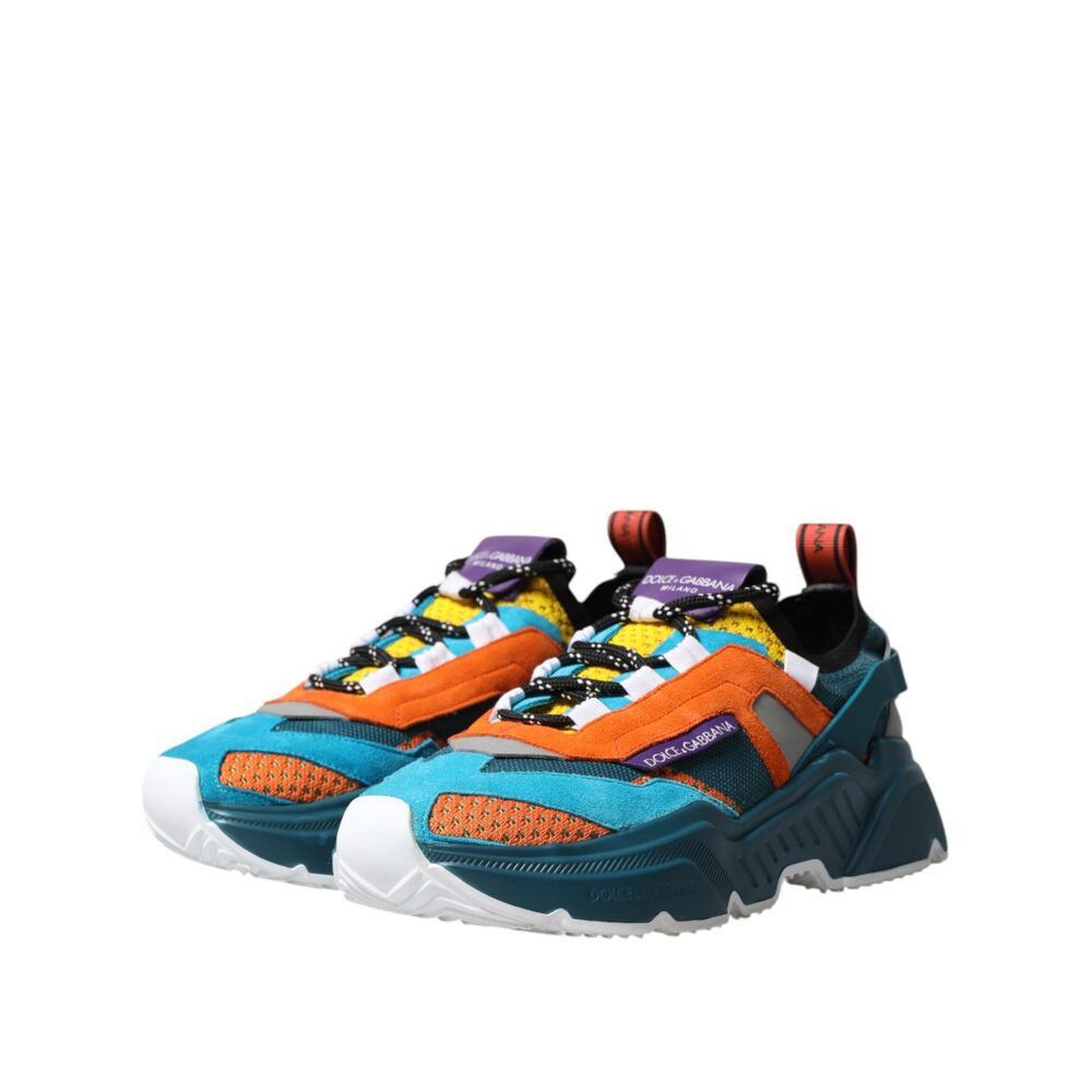 Dolce & Gabbana Dolce & Gabbana Multicolor Low Top Daymaster Sneakers Shoes Size US 6.5 / EU 39-40 - 4 Thumbnail