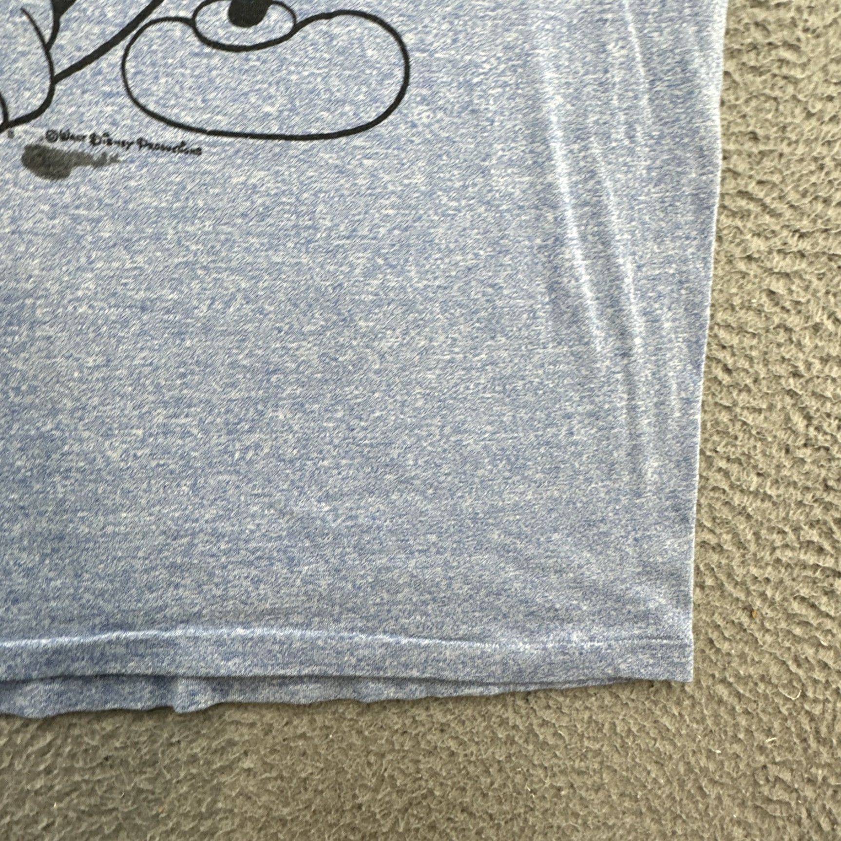 Disney VINTAGE Mickey Mouse Walt Disney Cartoon Cute Classic Ringer T-shirt XL Blue Unisex Adult 70s 80s Graphic Tee Boys Girls Mens Womens Size US XL / EU 56 / 4 - 6 Thumbnail