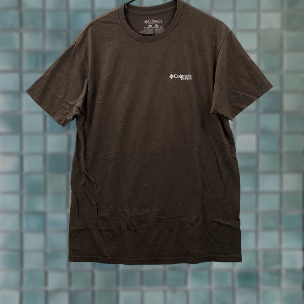Vintage Columbia Graphic T-Shirt Mens Brown Short Sleeve Size Large Classic Summer Size US L / EU 52-54 / 3 - 1 Thumbnail