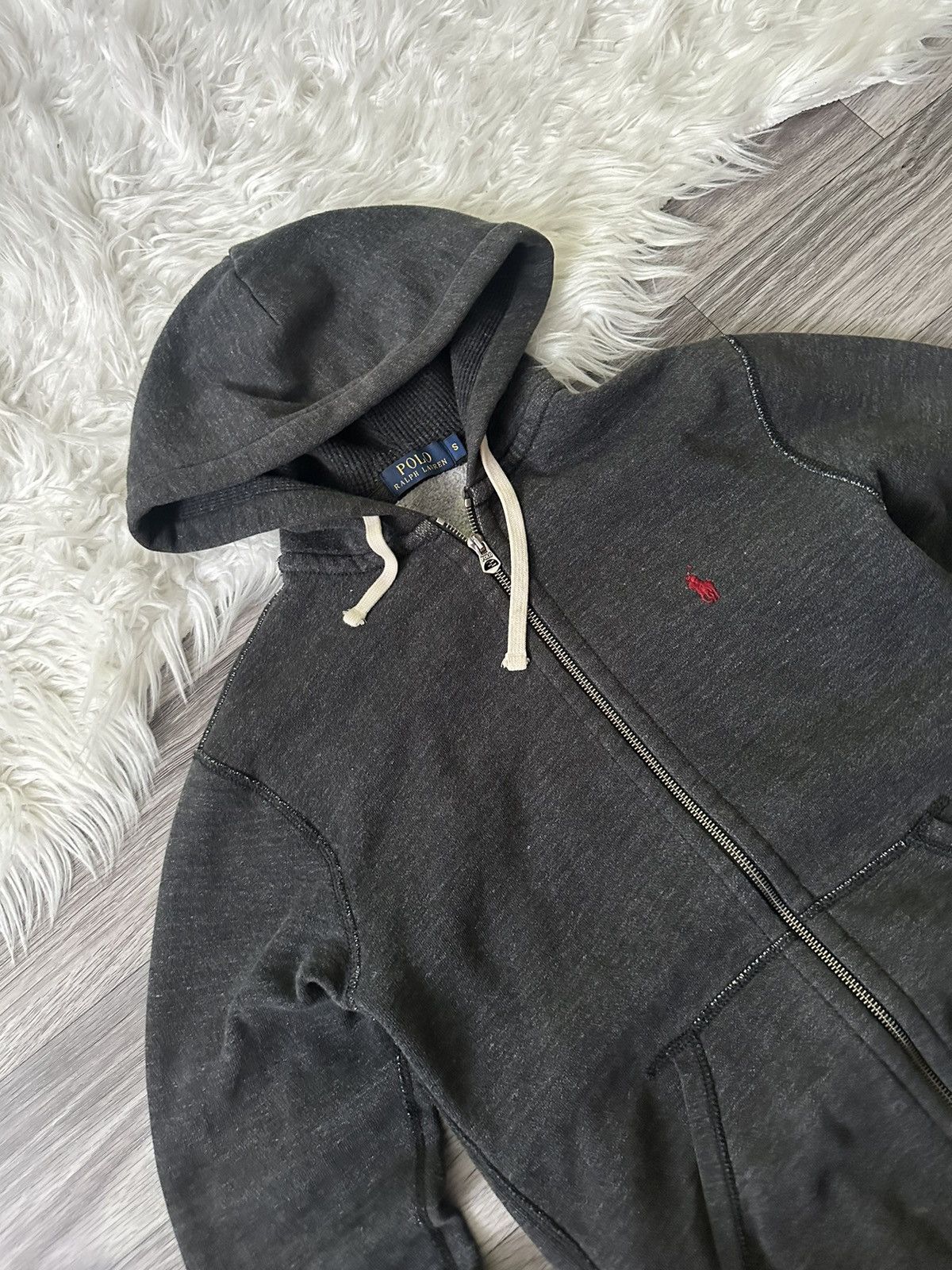 Polo Ralph Lauren Polo Ralph Lauren Grey Zip Hoodie size S hype oldmoney Size US S / EU 44-46 / 1 - 3 Thumbnail