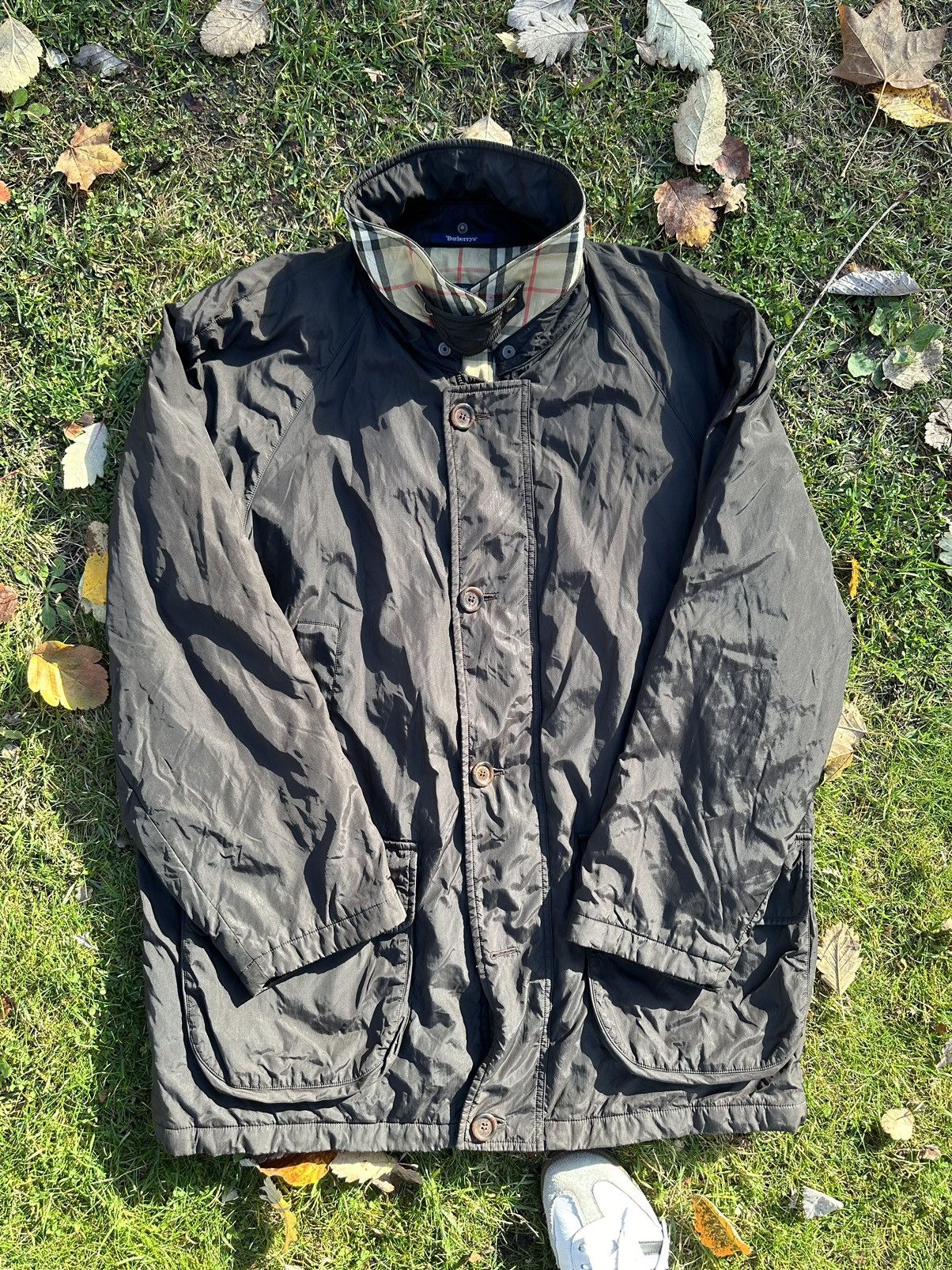 Vintage Burberry coat XL