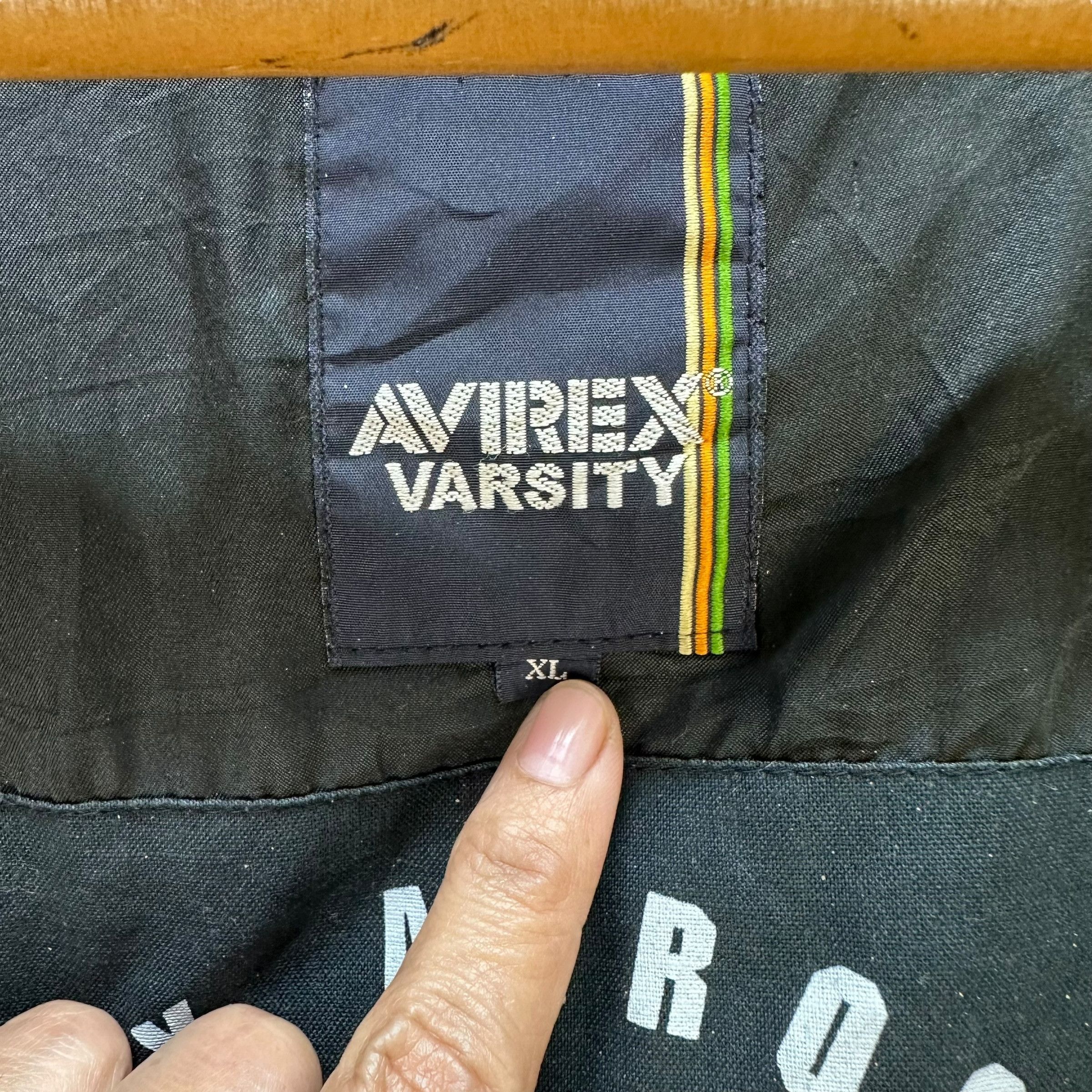 Avirex AVIREX VARSITY Nylon Puffer Hooded Jacket #A74-1791 Size US XL / EU 56 / 4 - 8 Thumbnail