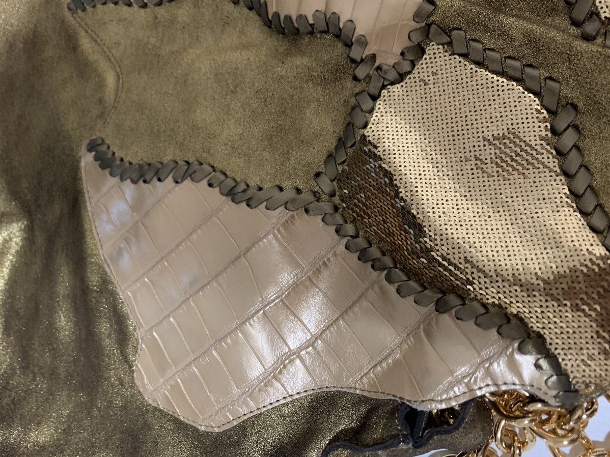 Balmain Balmain by Christophe Decarnin Golden Croc Messenger Size ONE SIZE - 10 Thumbnail