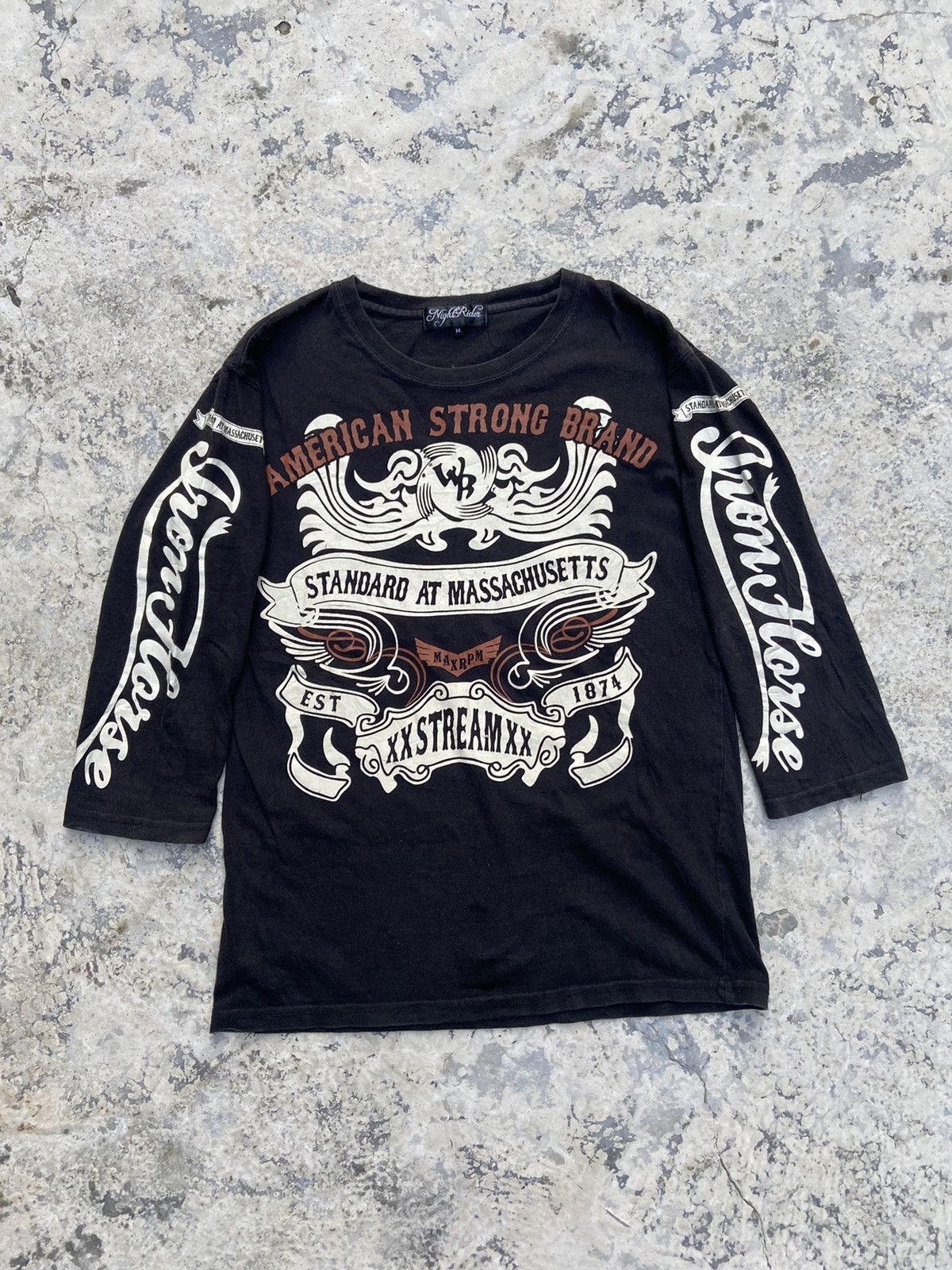 Hysteric Glamour × If Six Was Nine × Japanese Brand 2000s night rider reglan street fight club long sleeve Size US S / EU 44-46 / 1 - 3 Thumbnail