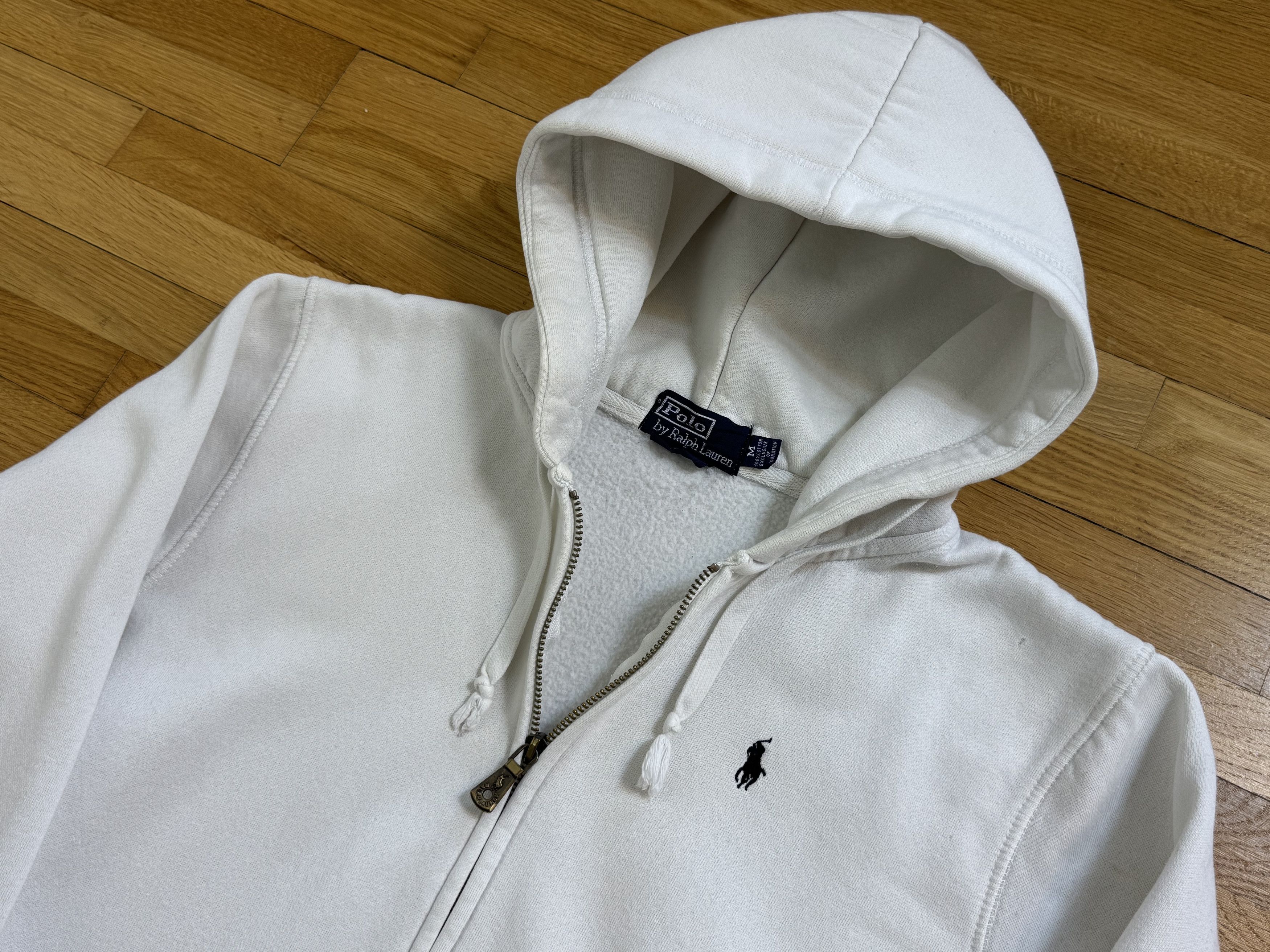 Ralph Lauren White zip hoodie RALPH LAUREN Size M / US 6-8 / IT 42-44 - 5 Thumbnail