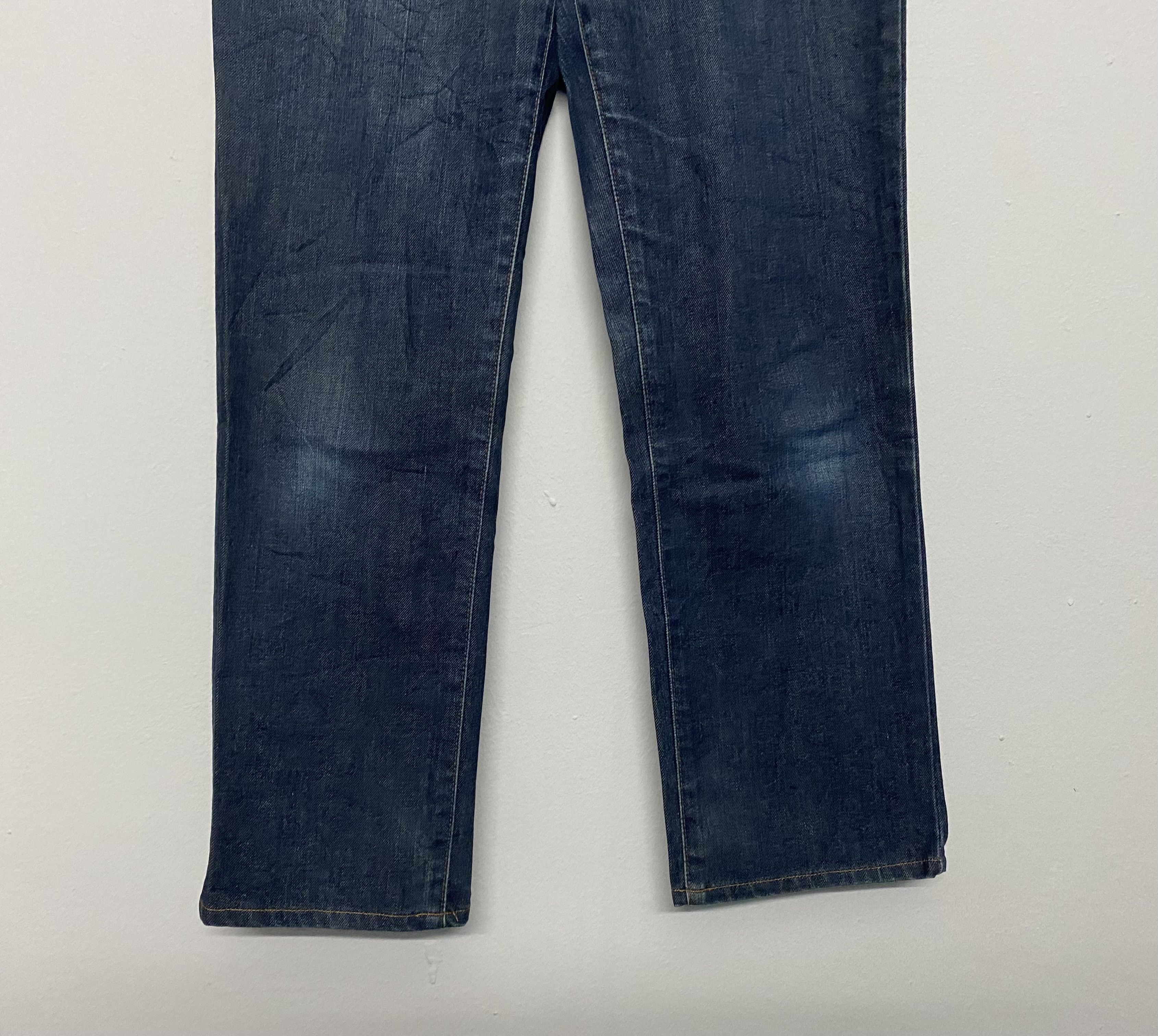 Edwin Vtg Edwin 'Something' Sophia Pour Femme High Waisted Jeans Size 32" / US 10 / IT 46 - 4 Thumbnail